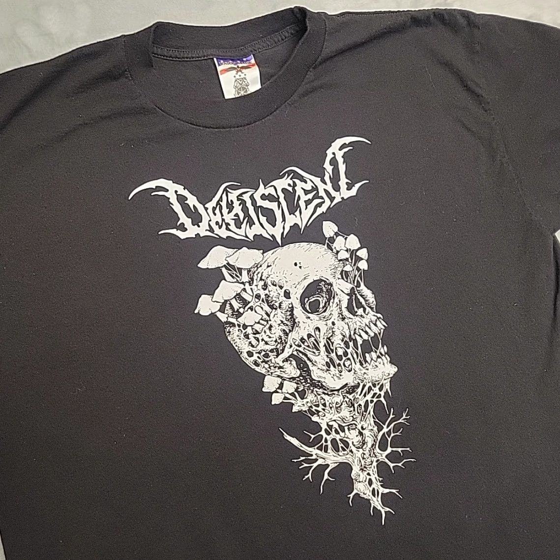 Vintage Death Scent Band Shirt Mens XL Black Skull Graphic Gothic Metal Made in USA TEE Size US XL / EU 56 / 4 - 3 Thumbnail