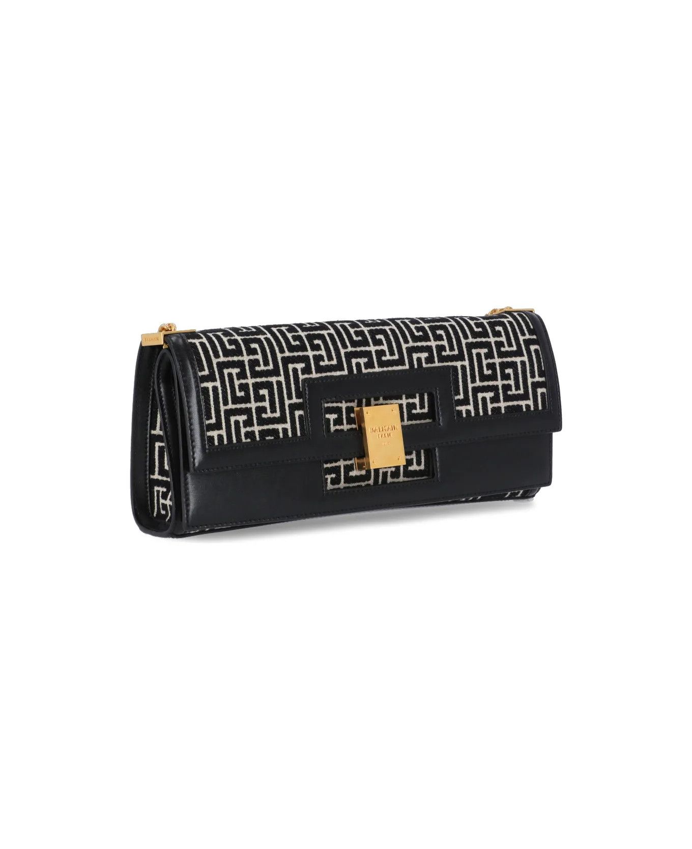Balmain o1s1wg111225 Size:OS/Oversize 1945 Clutch in Black Size ONE SIZE - 2 Thumbnail
