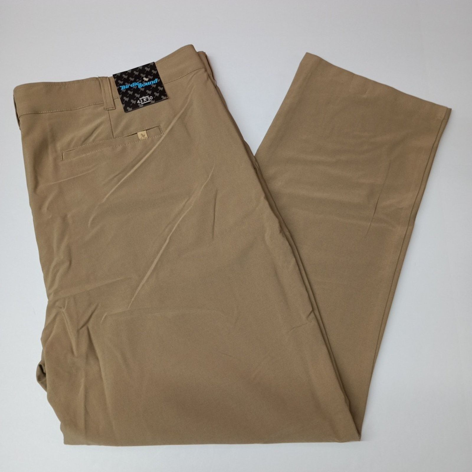 Other Birdie Bound Golf Pants Mens Size 42x30 Khaki Flex Straight Size US 42 / EU 58 - 1 Thumbnail