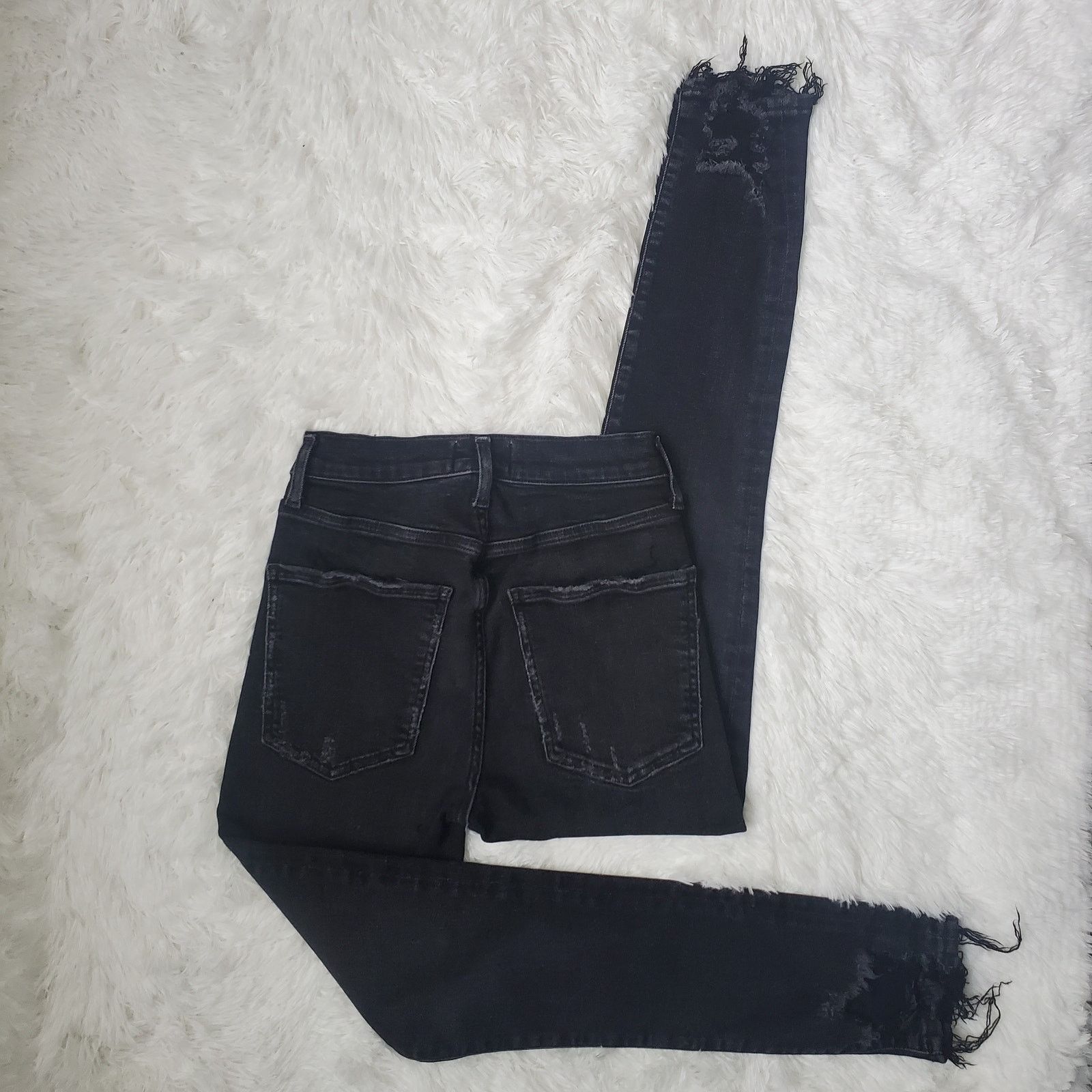 Agolde Agolde Sophie Black Skinny Jeans 25 / 0 Size 25" / US 0 / IT 36 - 8 Thumbnail