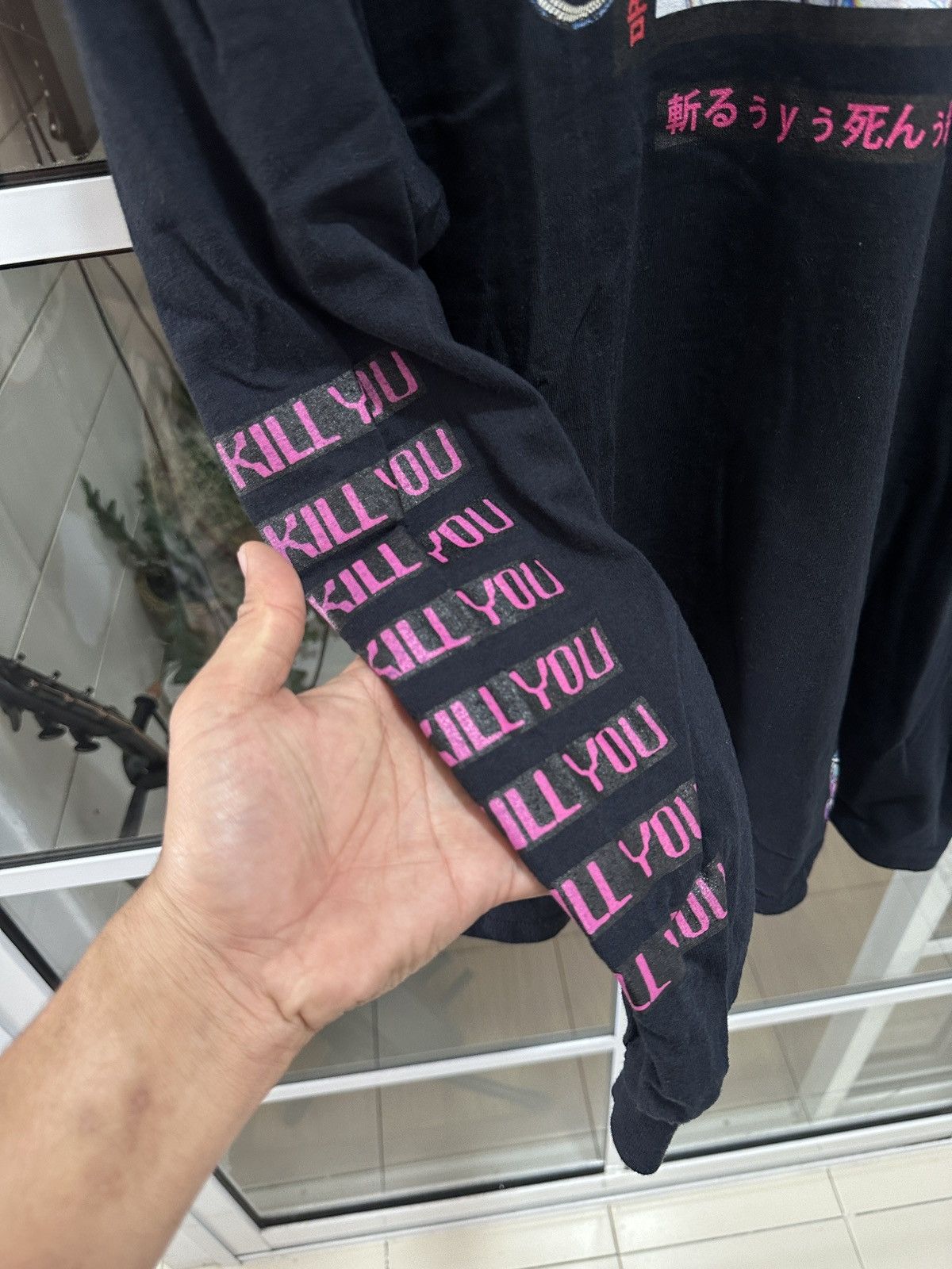 Anime Japanese Brand Tonight 1 Second Blood Tube “Kill You” L/S Size US L / EU 52-54 / 3 - 3 Thumbnail