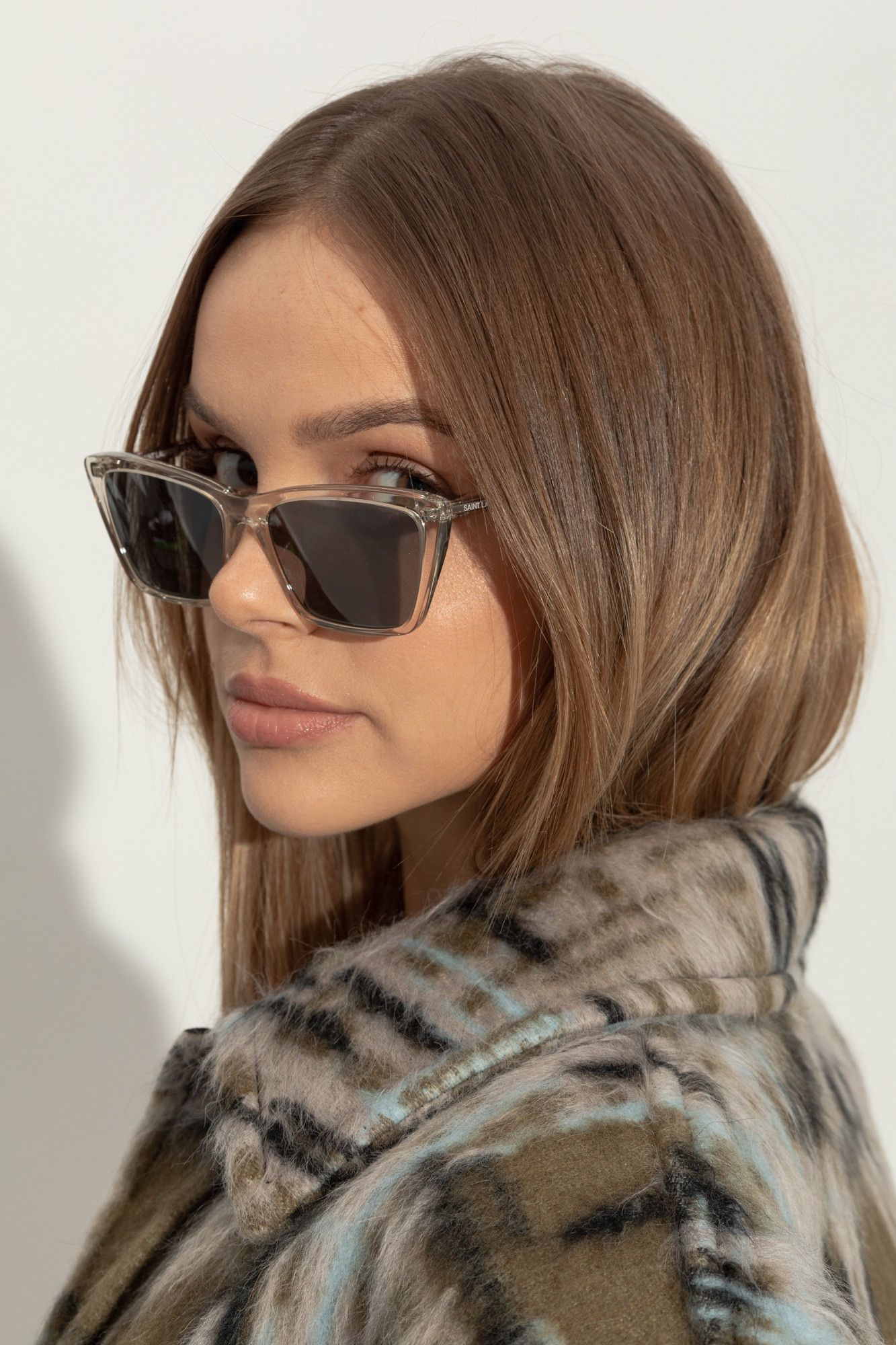 Saint Laurent Paris Saint Laurent Women Sunglasses SL737 MICA THIN 004 BRAND NEW Size ONE SIZE - 14 Thumbnail
