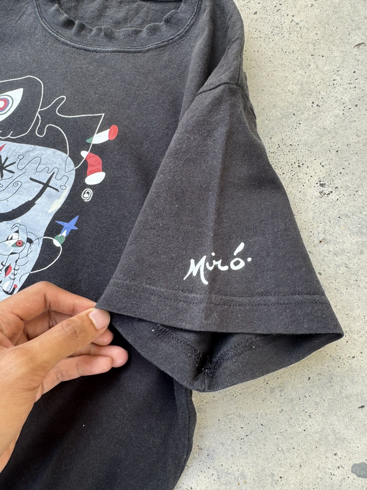 Vintage Archival Joan Miro Organ Gothic Cathedral Art Tees Size US M / EU 48-50 / 2 - 4 Thumbnail