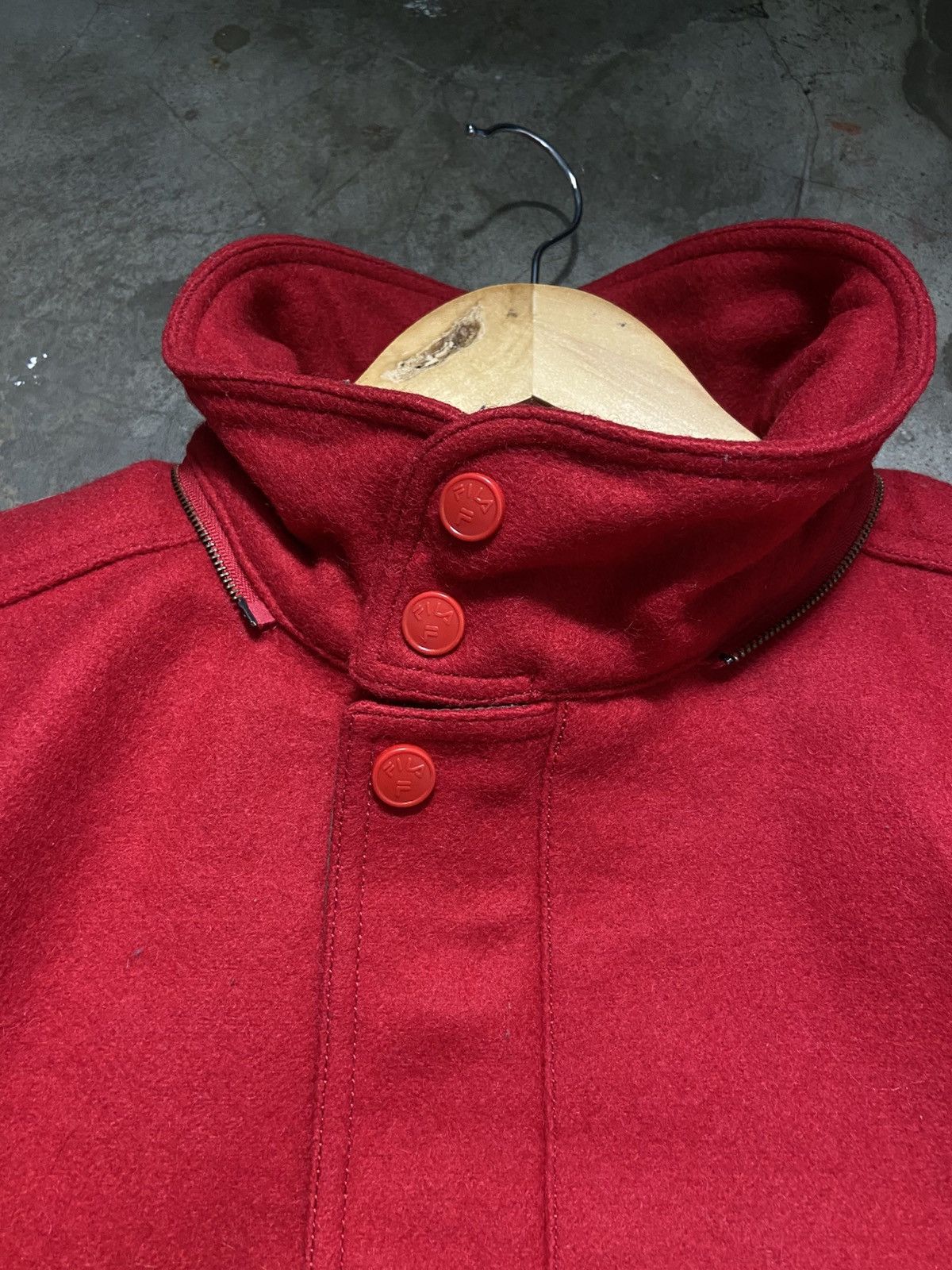 Fila Vintage Fila Maglificio Wool Bomber Jacket Size US L / EU 52-54 / 3 - 11 Thumbnail