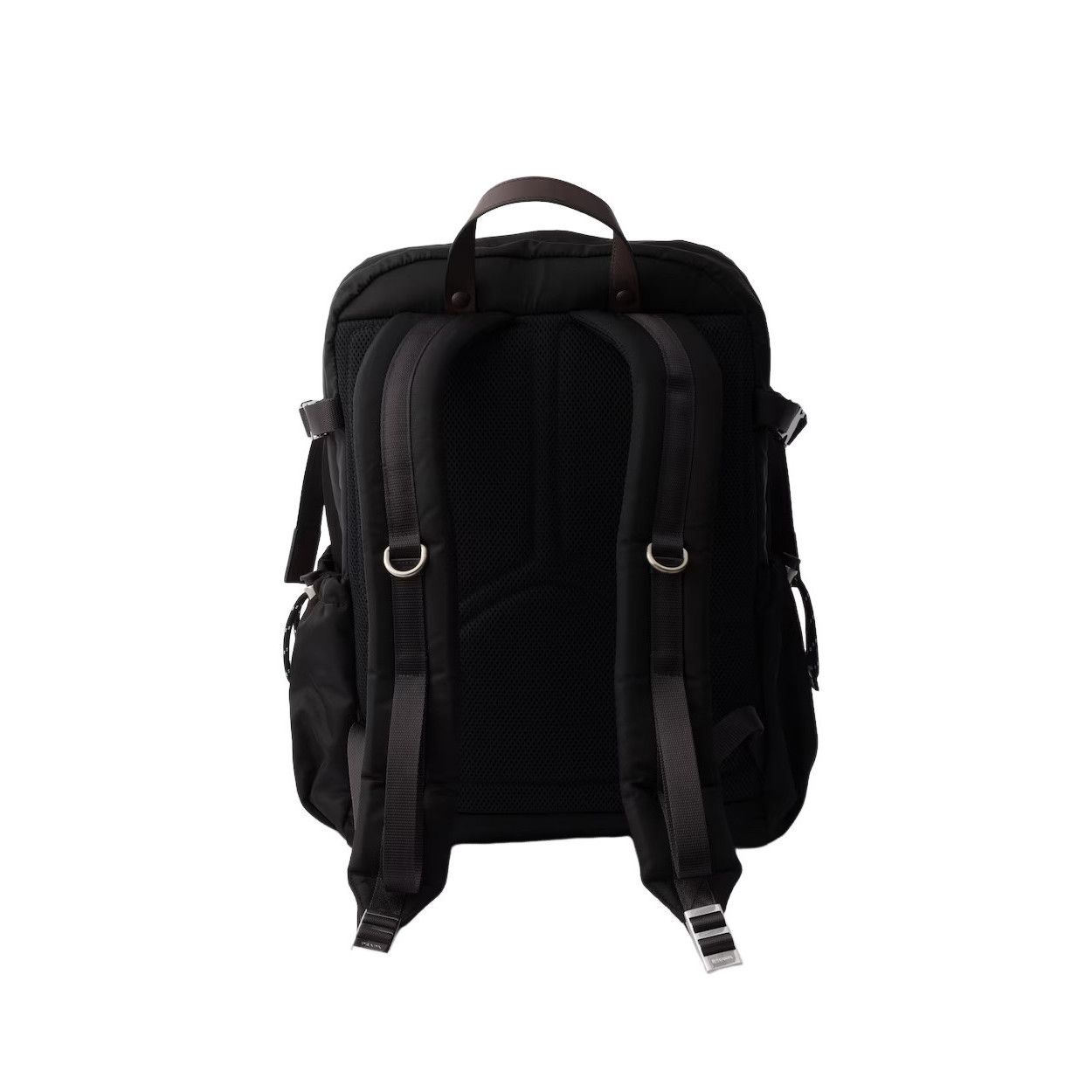 Prada PRADA Speedrock $3100 Black Re-Nylon/Leather Backpack New & Size ONE SIZE - 3 Thumbnail