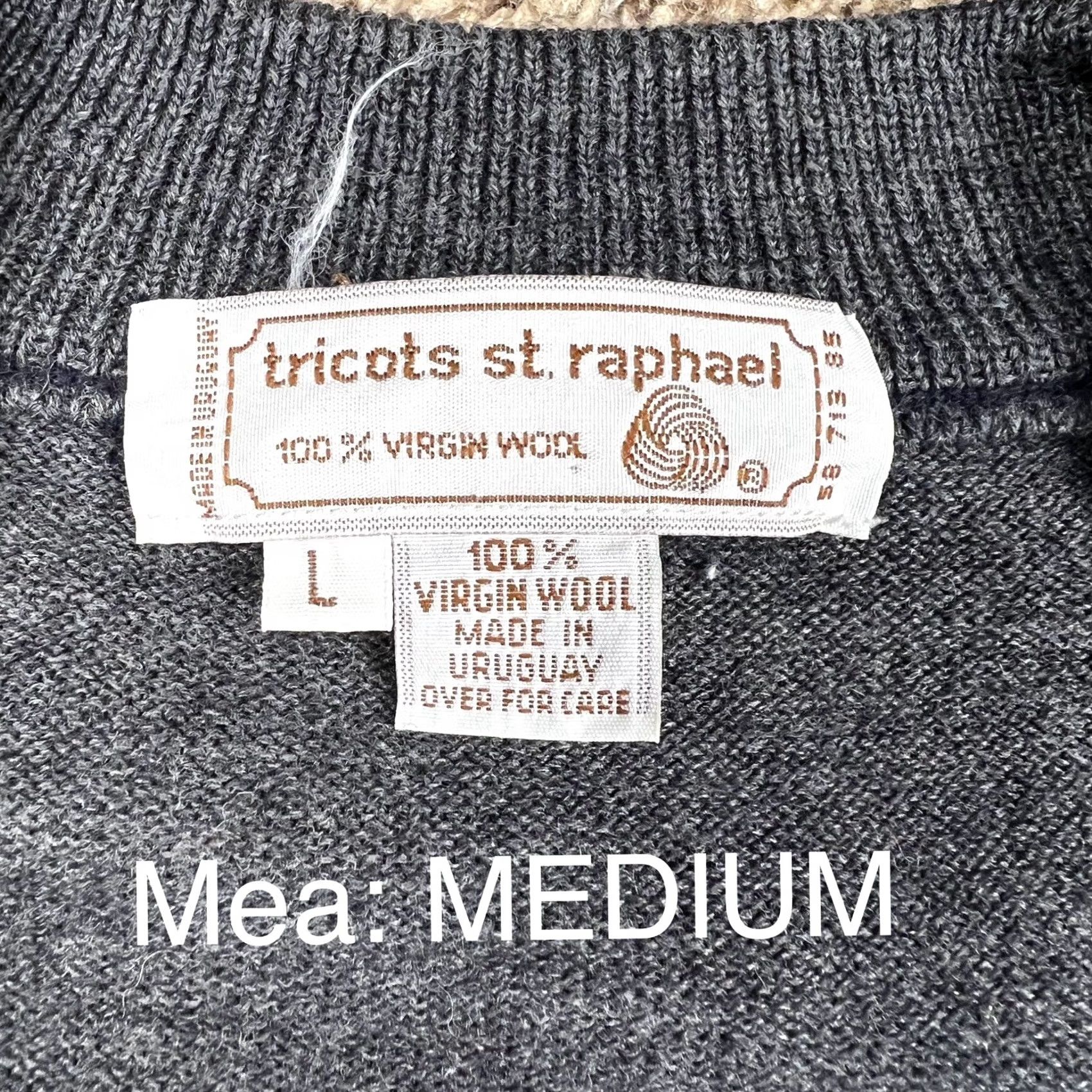 Vintage VINTAGE Tricots St Raphael Argyle Sweater Vest Men Medium Virgin Wool Knit Shirt Size US M / EU 48-50 / 2 - 2 Thumbnail