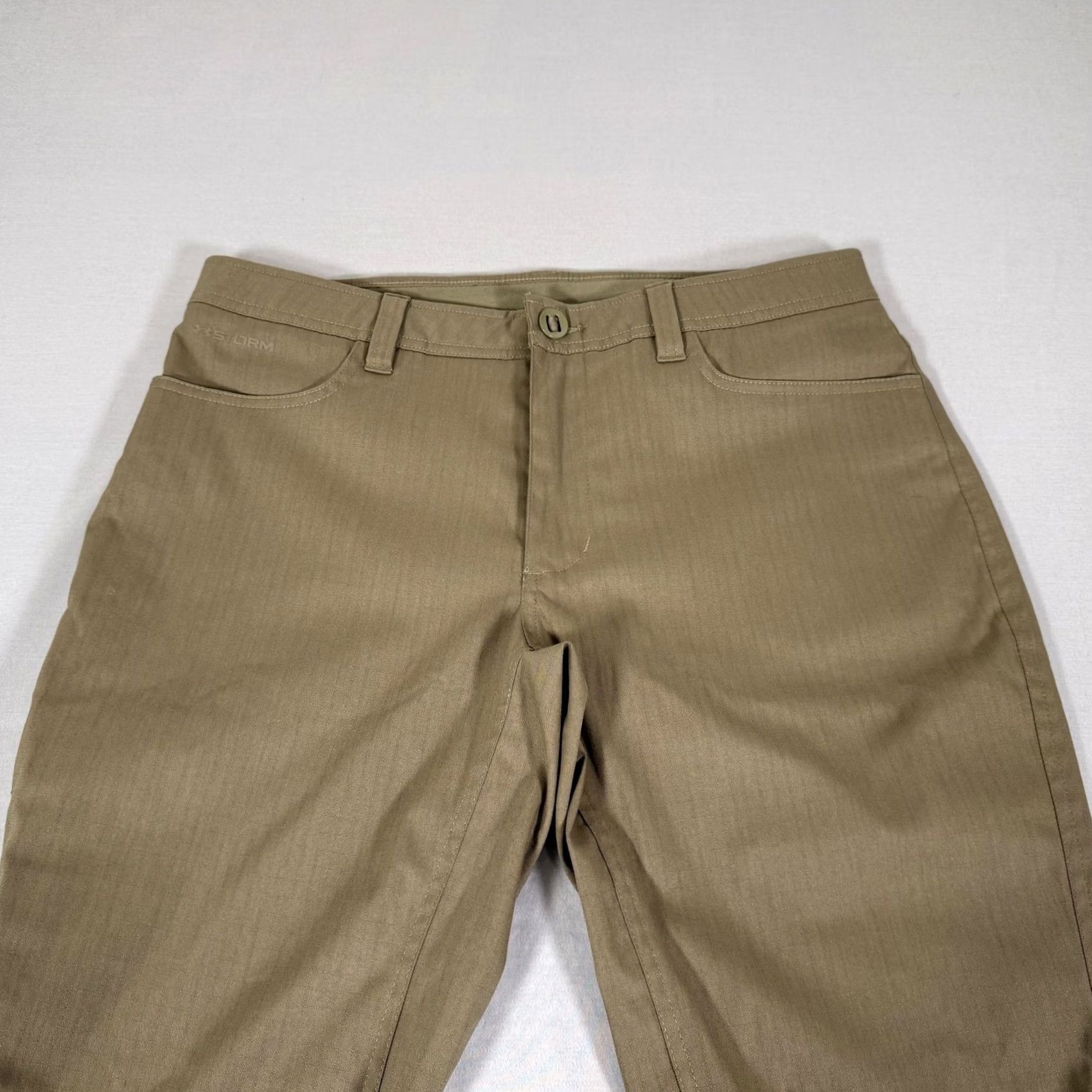 Under Armour Under Armour Pants Mens 34x30 Beige Storm Enduro Tactical Rip Stop Stretch Chino Size US 34 / EU 50 - 2 Thumbnail