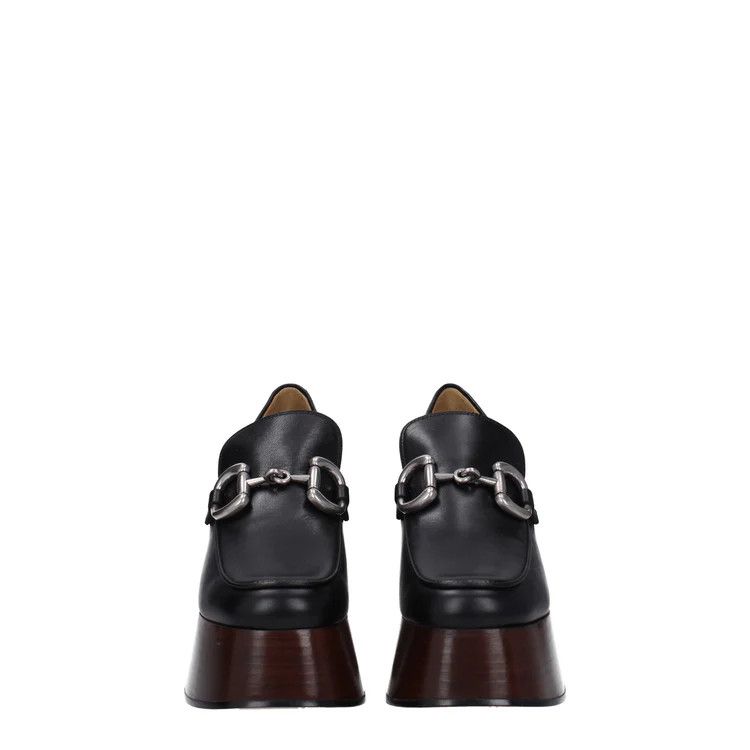 Gucci ob1o1e1124 Leather Pumps in Black Size US 5.5 / IT 35.5 - 3 Thumbnail
