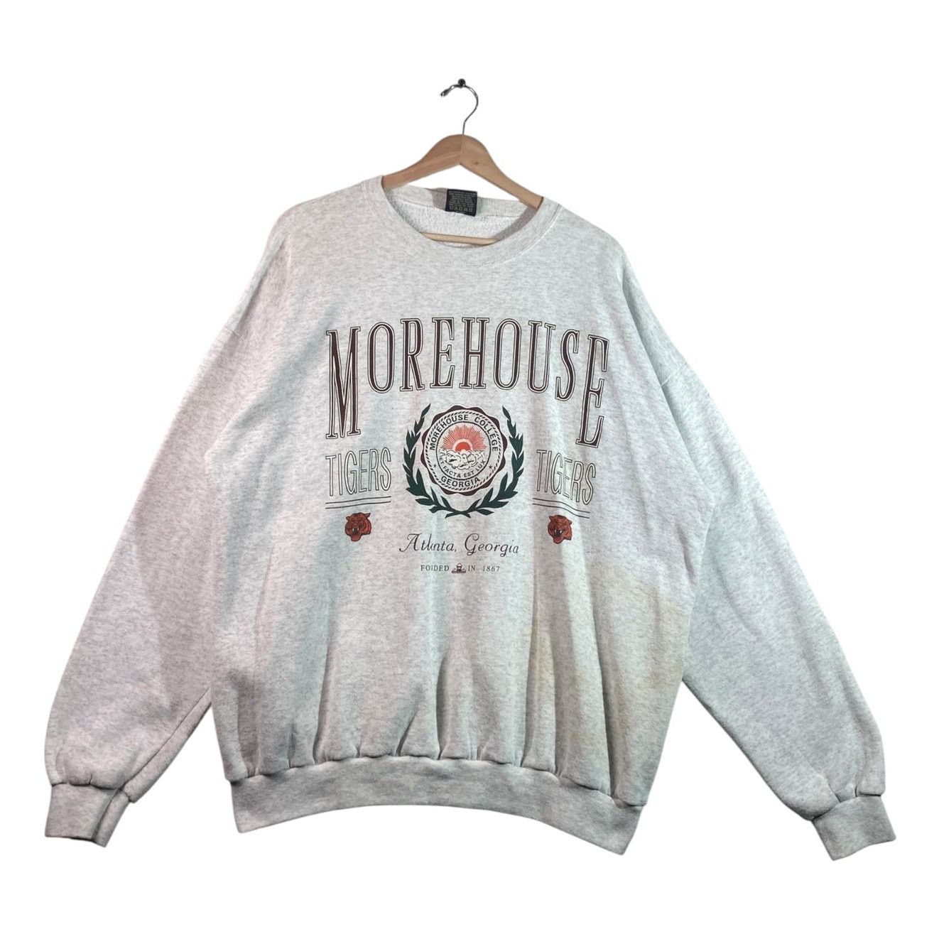 Vintage Vintage Morehouse College Tigers HBCU Crewneck XL Size US XL / EU 56 / 4 - 1 Thumbnail