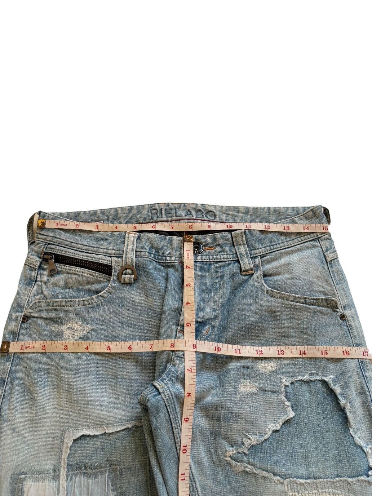 Japanese Brand Vintage Japanese Brand Patches Distressed Ripped Jeans Size US 30 / EU 46 - 14 Thumbnail
