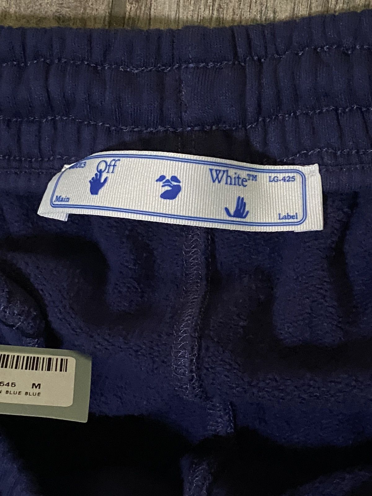 Off-White OFF-WHITE Sweatpants Blue Size US 32 / EU 48 - 4 Thumbnail