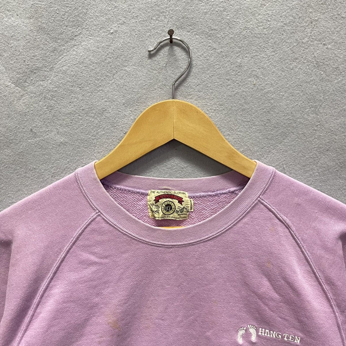 Hang Ten Vintage Hang Ten Lavender Crewneck Sweatshirt – Made in USA Size US S / EU 44-46 / 1 - 2 Thumbnail