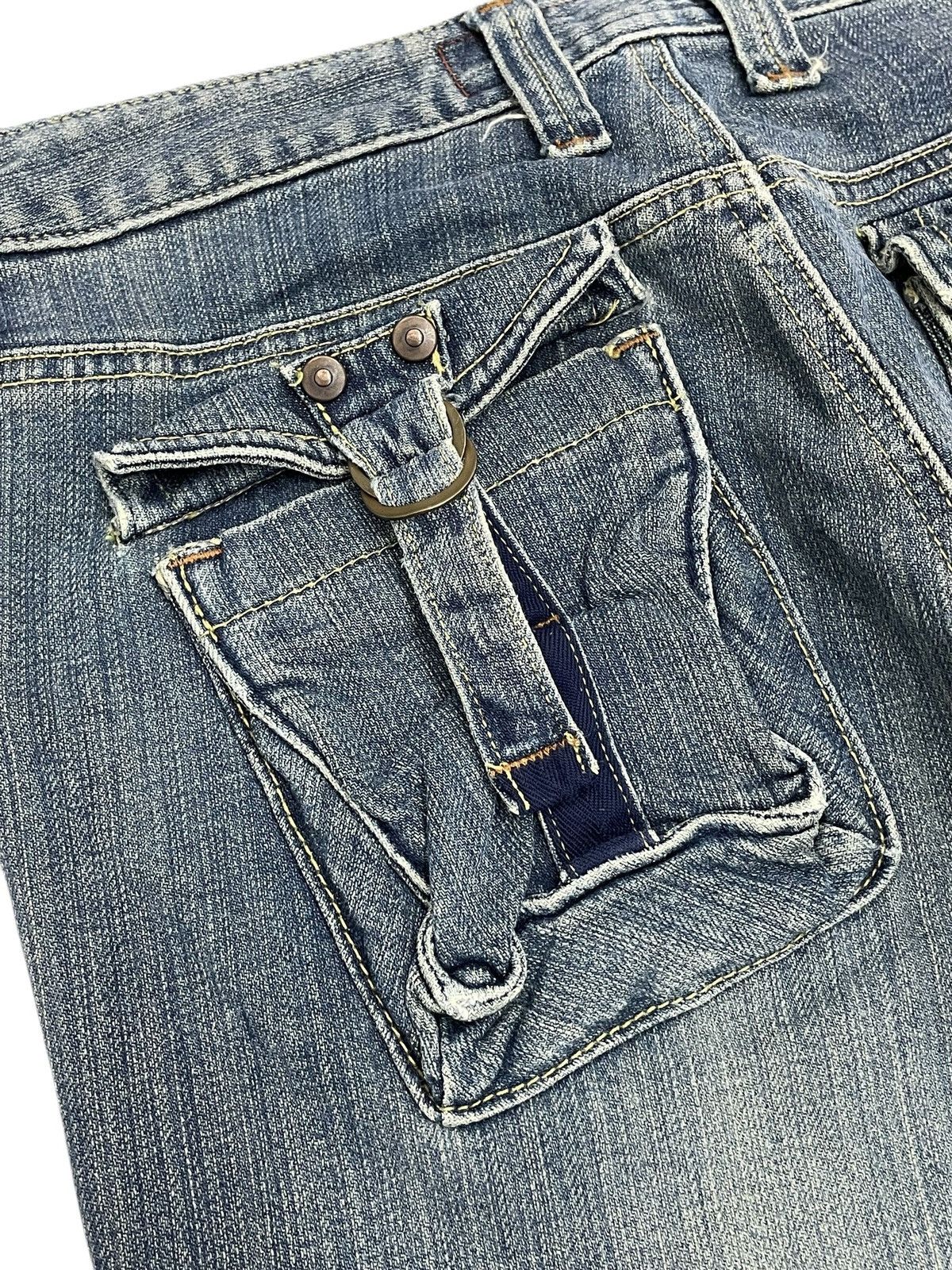 Japanese Brand × Tornado Mart et/ET BOÎTE Mud Wash Old Vintage Flare Nippon Denim Size US 28 / EU 44 - 15 Thumbnail