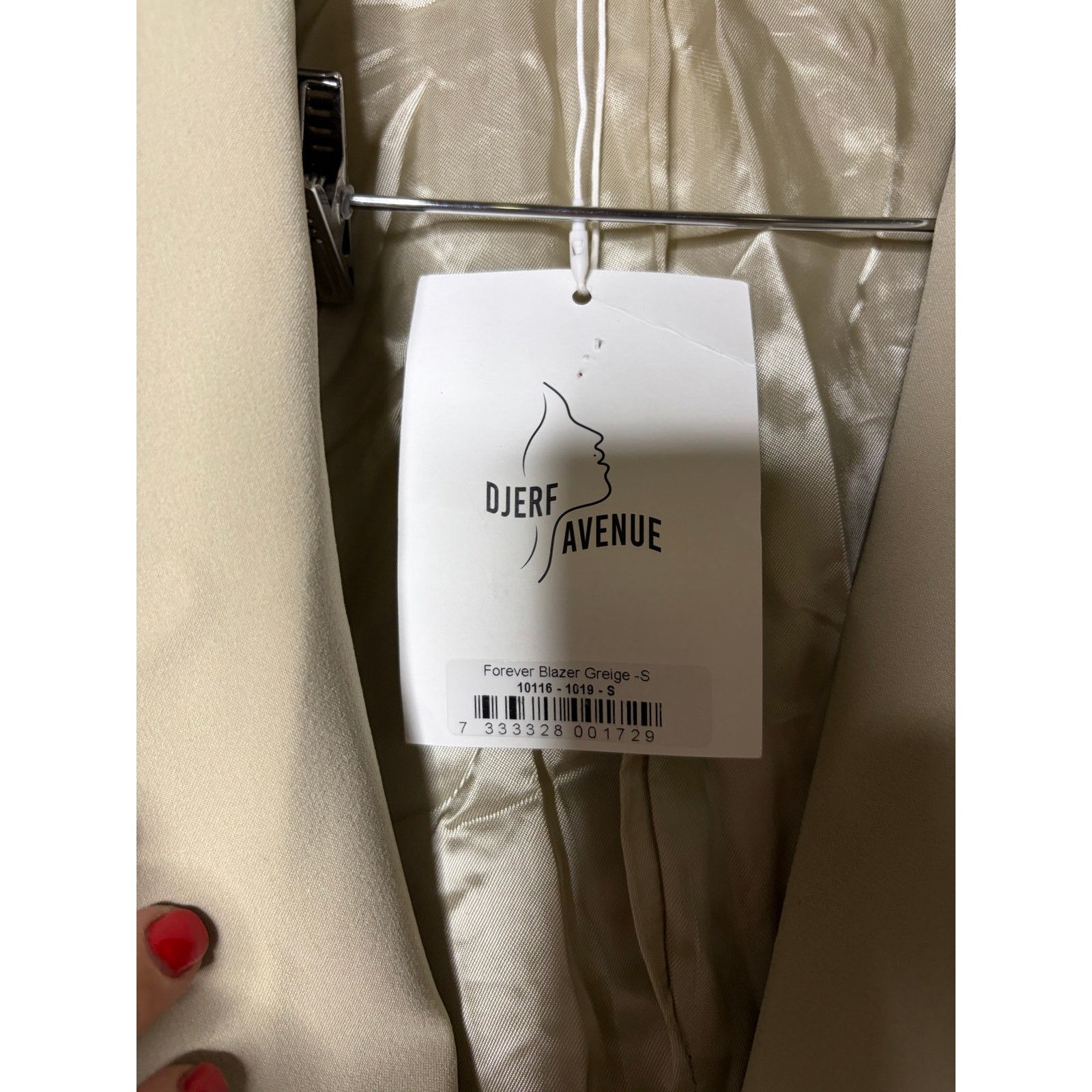 Other New Djerf Avenue Forever Blazer Greige Sz S Size S / US 4 / IT 40 - 3 Thumbnail