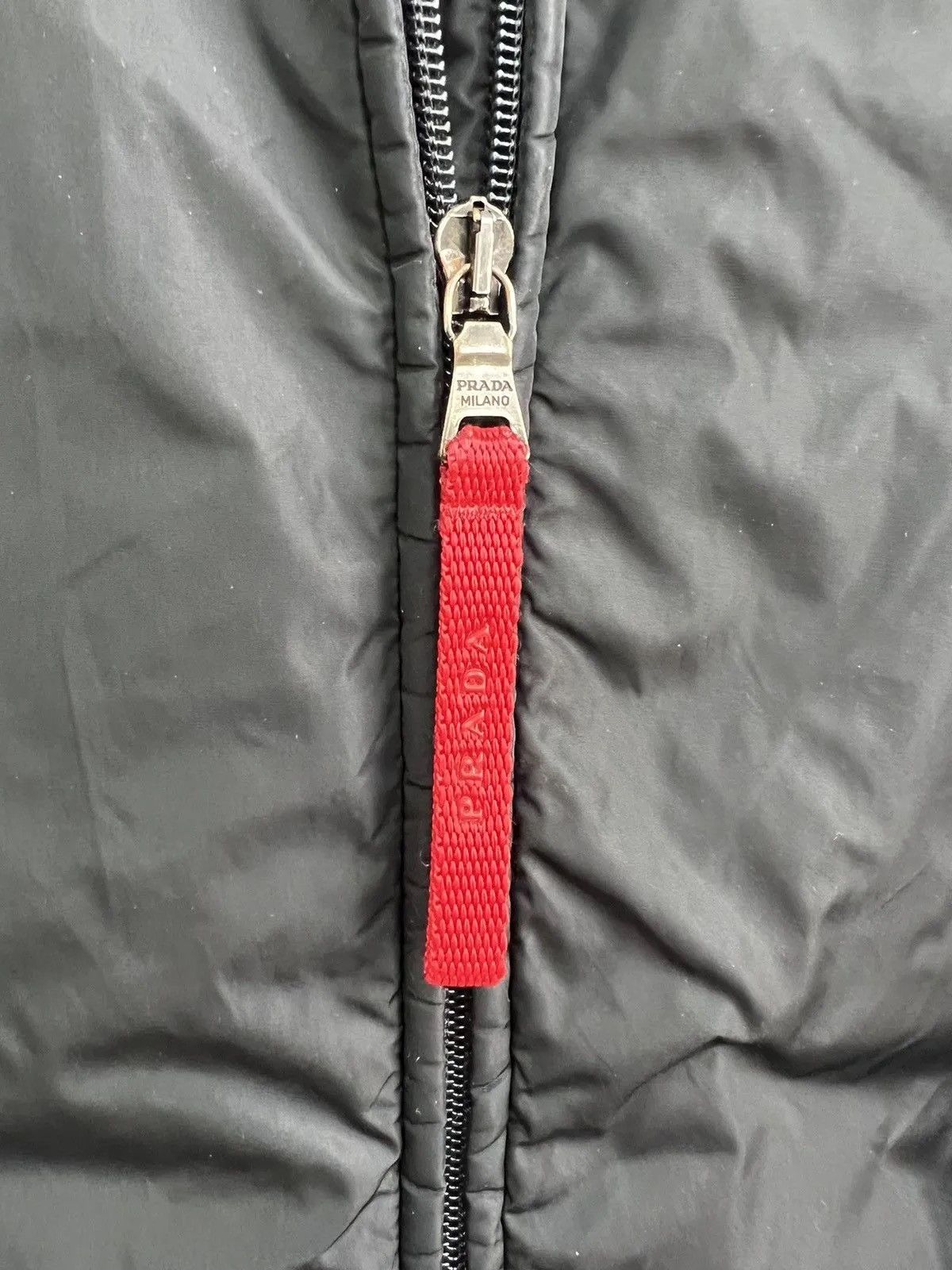 Prada Black ski rain jacket prada rad tab archival rare Size XS / US 0-2 / IT 36-38 - 3 Thumbnail