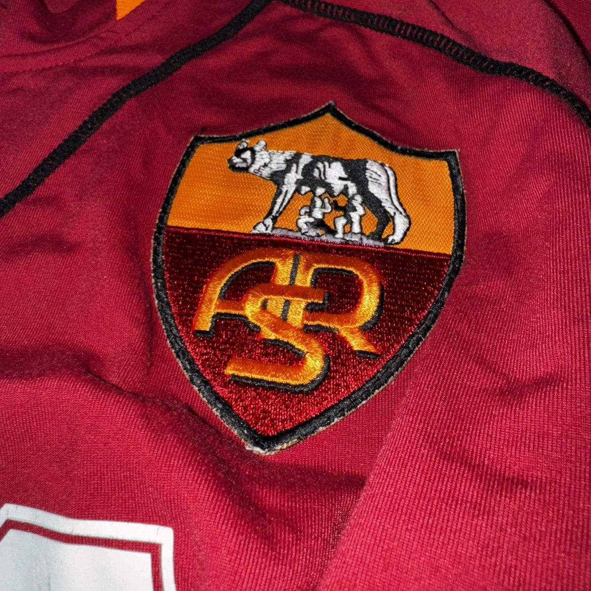Kappa AS ROMA 2001-02 HOME SHIRT KAPPA LONG JERSEY ITALY SOCCER Size US M / EU 48-50 / 2 - 9 Thumbnail