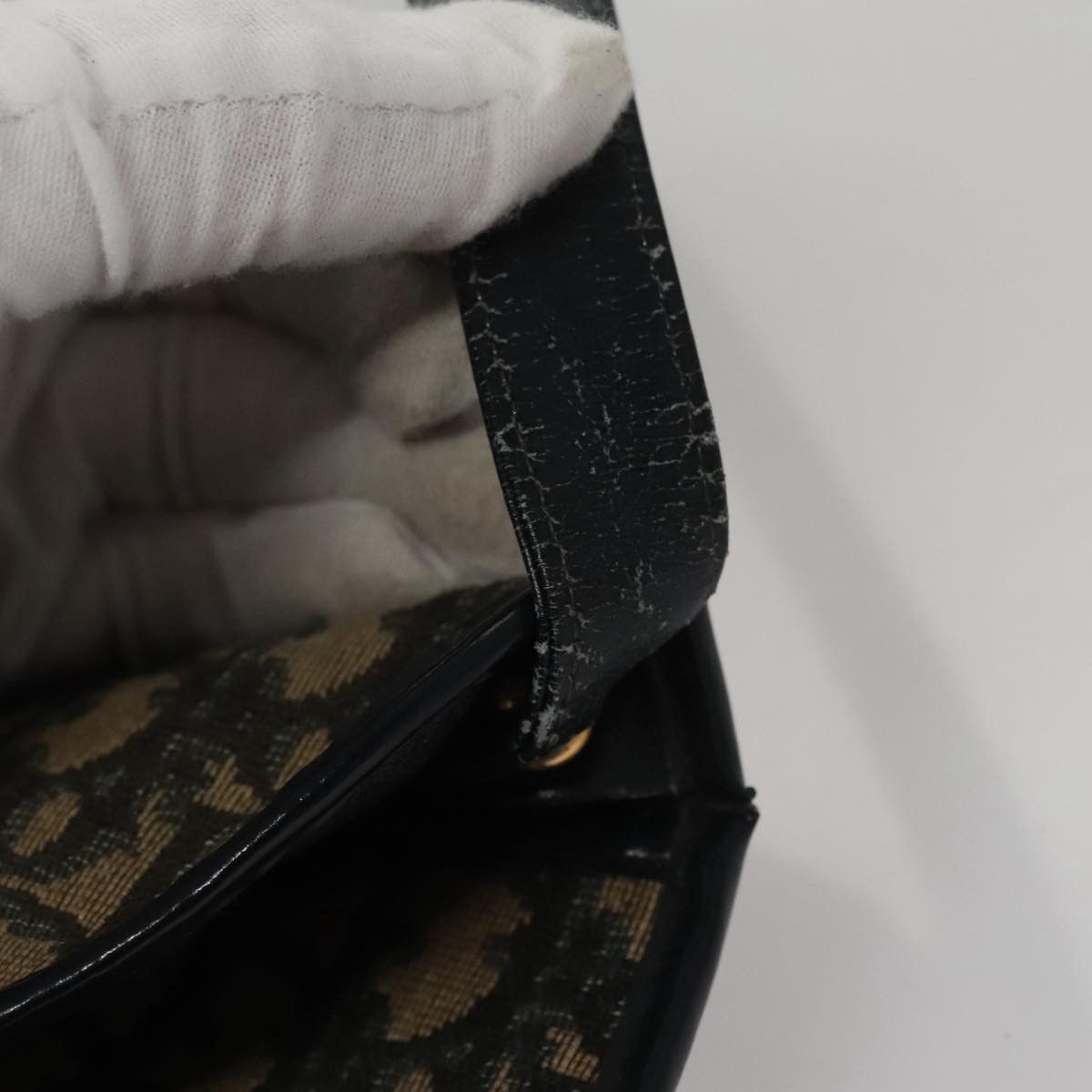 Dior DIOR Trotter Canvas Shoulder Bag Navy Size ONE SIZE - 9 Thumbnail