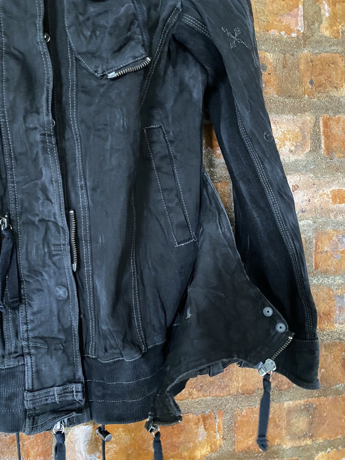 Japanese Brand Vtg Ozz croce Bono Bondage transform removable pocket cross Size US M / EU 48-50 / 2 - 15 Thumbnail