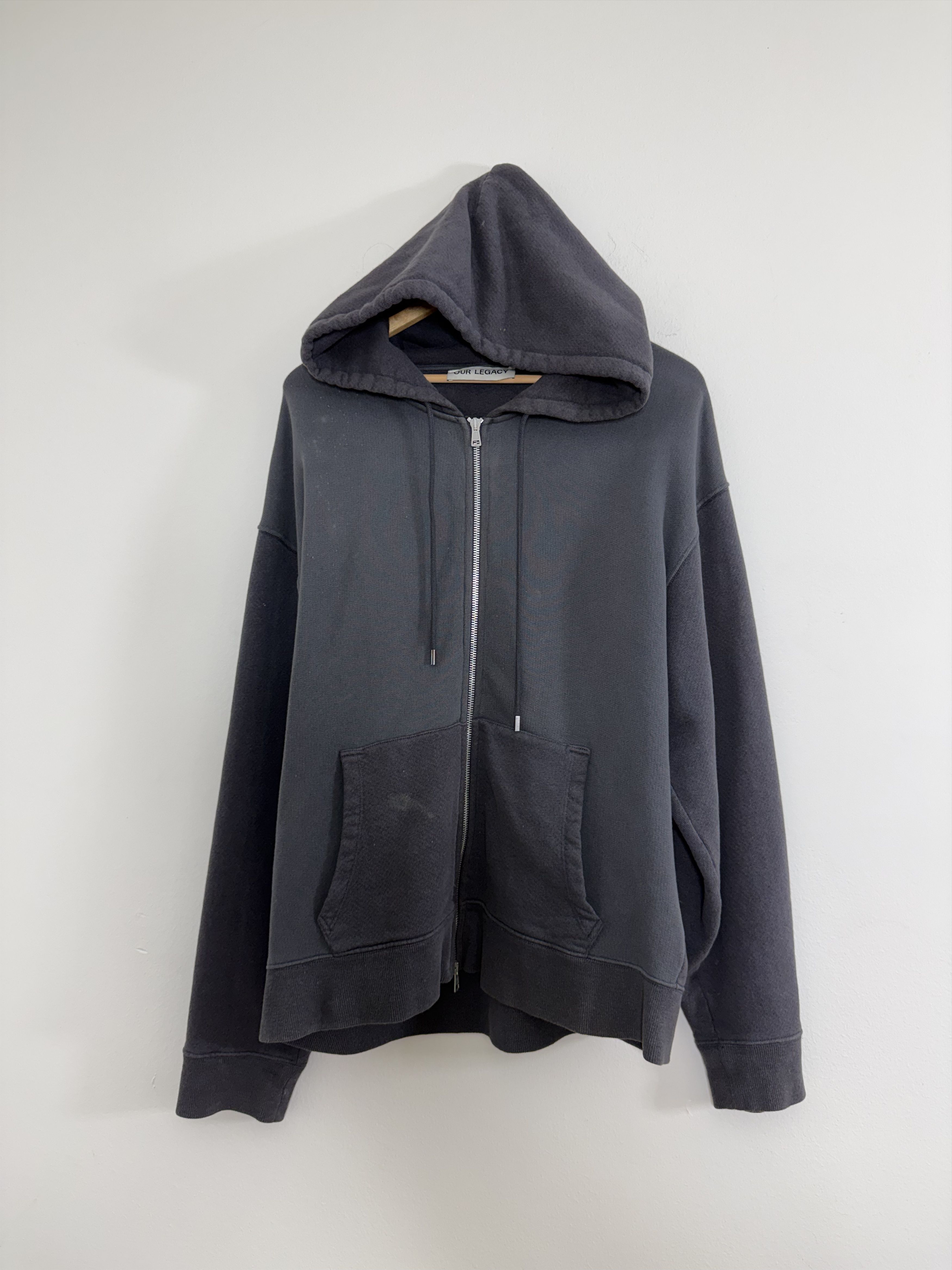 Our Legacy Contrast Dark Gray/Navy Rascal Hoodie Size US L / EU 52-54 / 3 - 1 Thumbnail