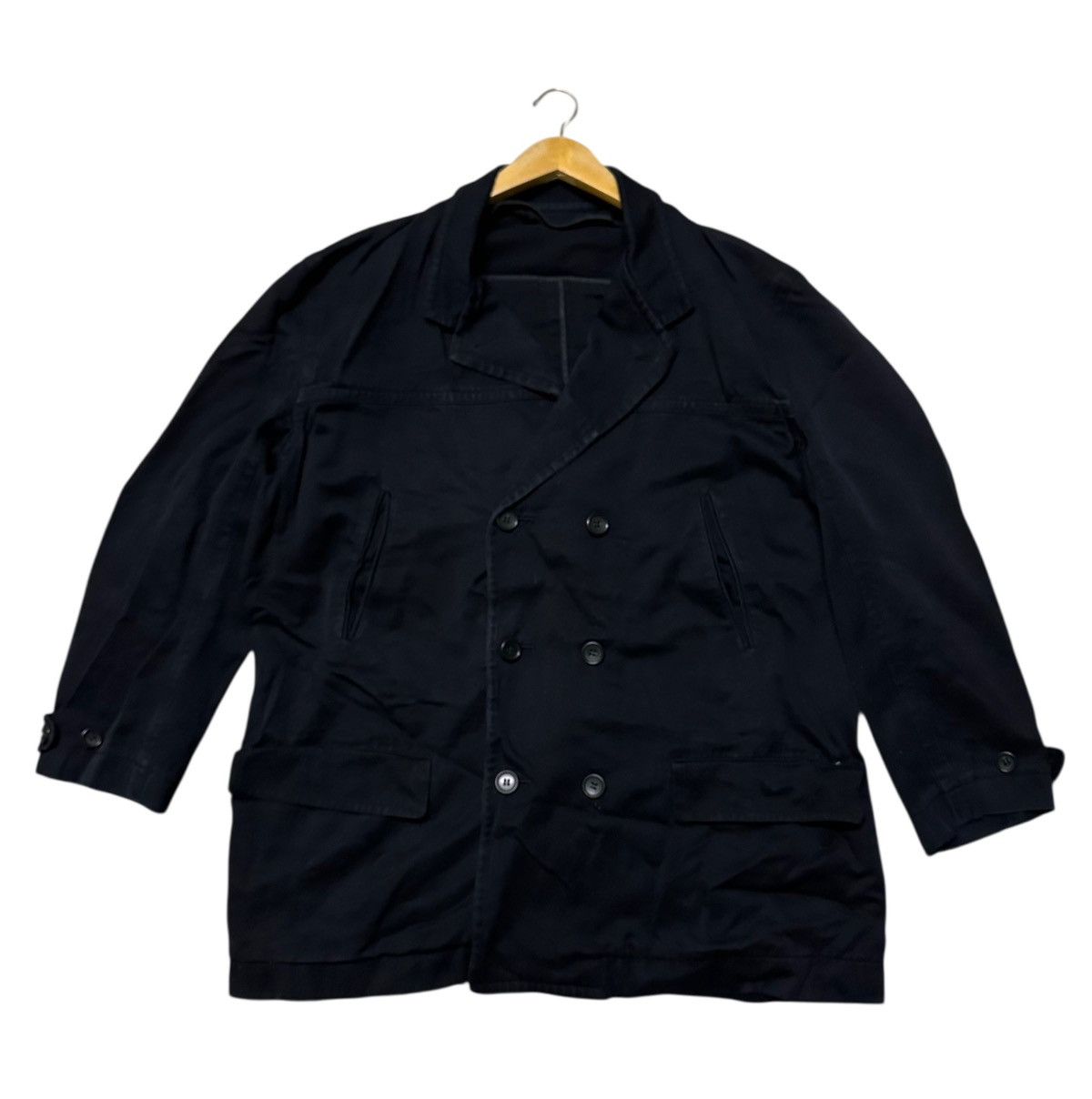 Yohji Yamamoto Y’bis Yohji Yamamoto double button coat Size US L / EU 52-54 / 3 - 1 Thumbnail