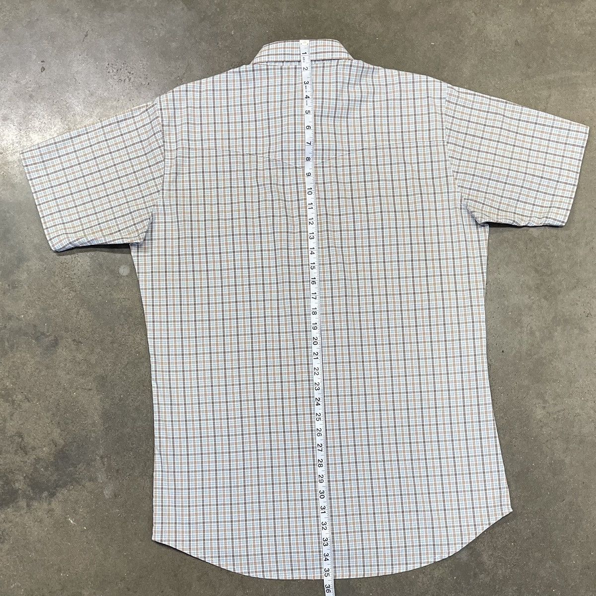Wrangler VTG 90s Wrangler Brushpopper Check Pearl Snap Western Shirt Size US M / EU 48-50 / 2 - 9 Thumbnail