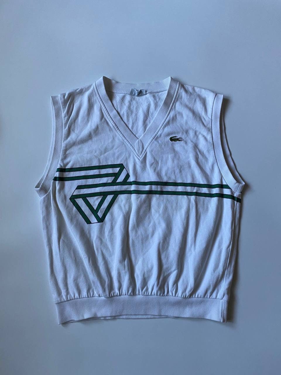 Vintage Lacoste Sleeveless Pullover 100% COTTON Size M-S