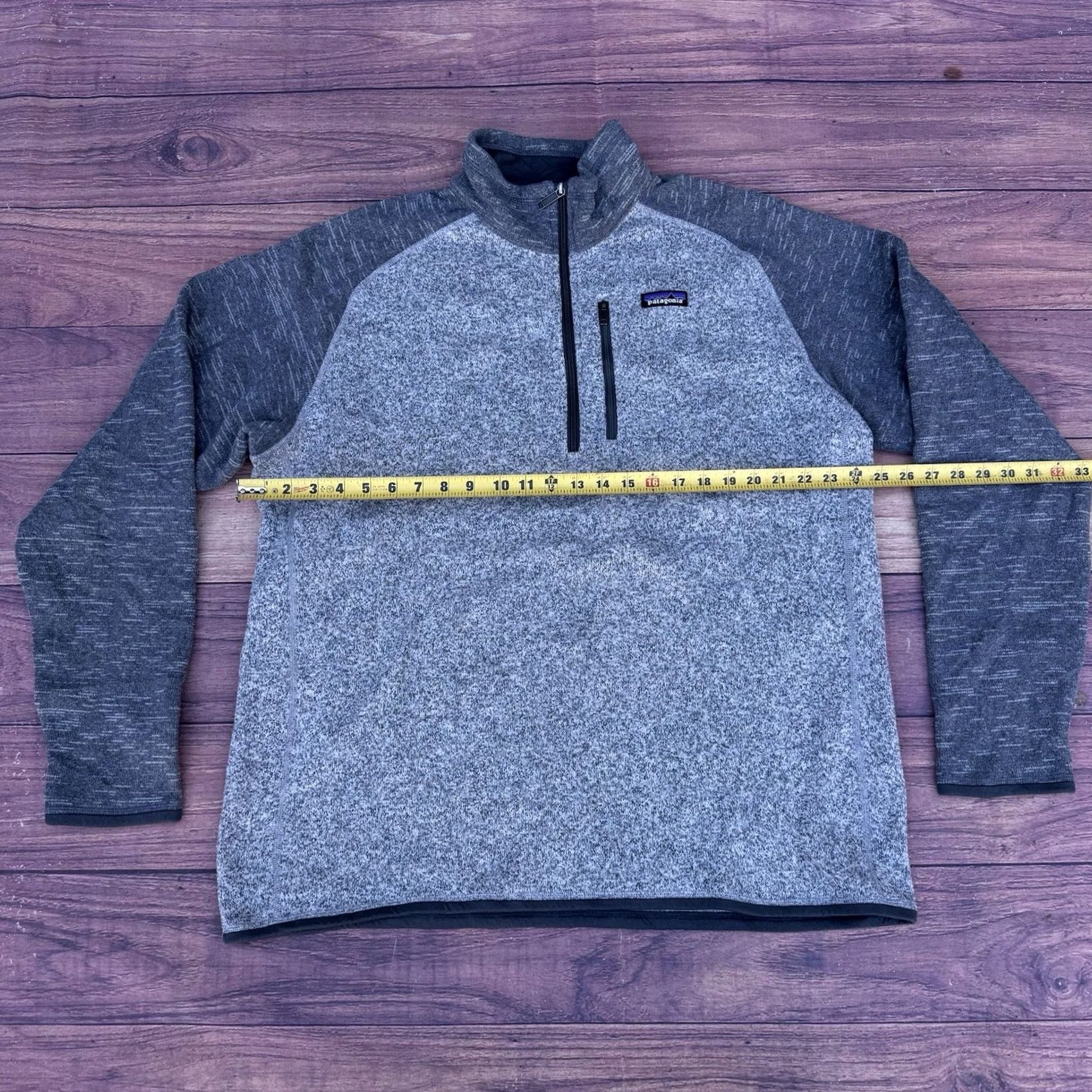 Patagonia Patagonia Better Sweater 1/4 Zip Jacket Mens Size 2XL Grey Nickel Forge Size US XXL / EU 58 / 5 - 2 Thumbnail