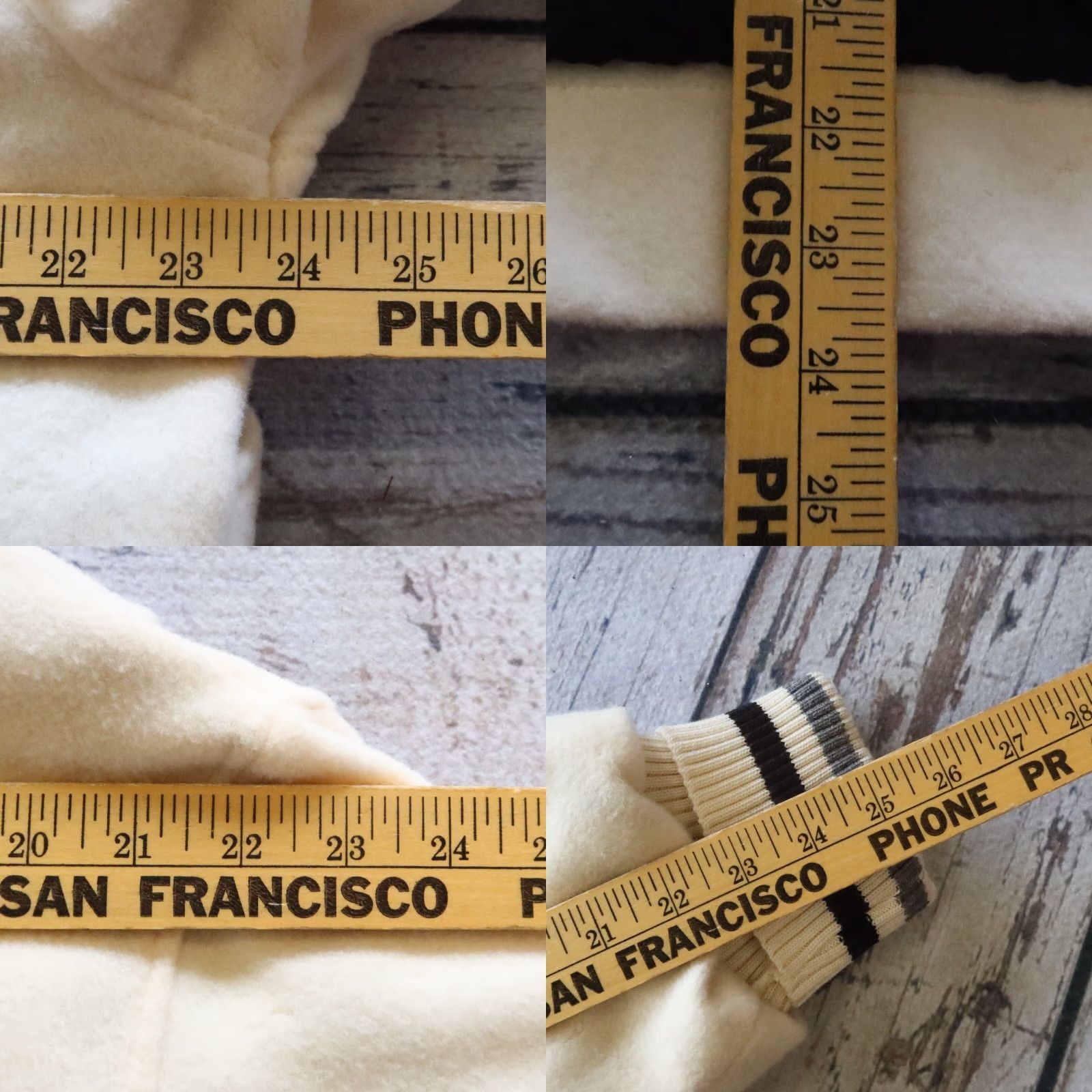 Vintage VINTAGE Stussy Burly Gear World Tribe Wool Varsity Jacket M Beige Men Jacket M USA Size US M / EU 48-50 / 2 - 9 Thumbnail