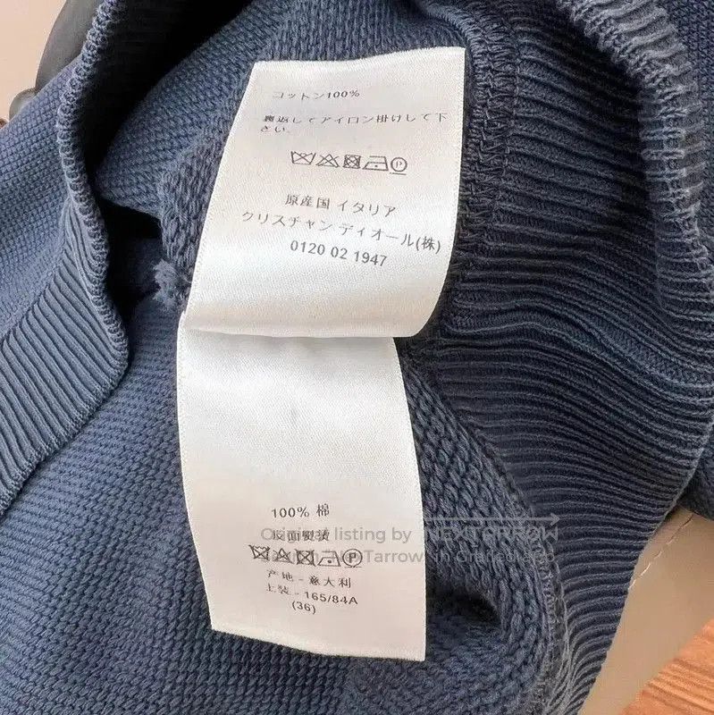Dior Dior Blue Cotton Women's Sweatshirt . Size M / US 6-8 / IT 42-44 - 7 Thumbnail