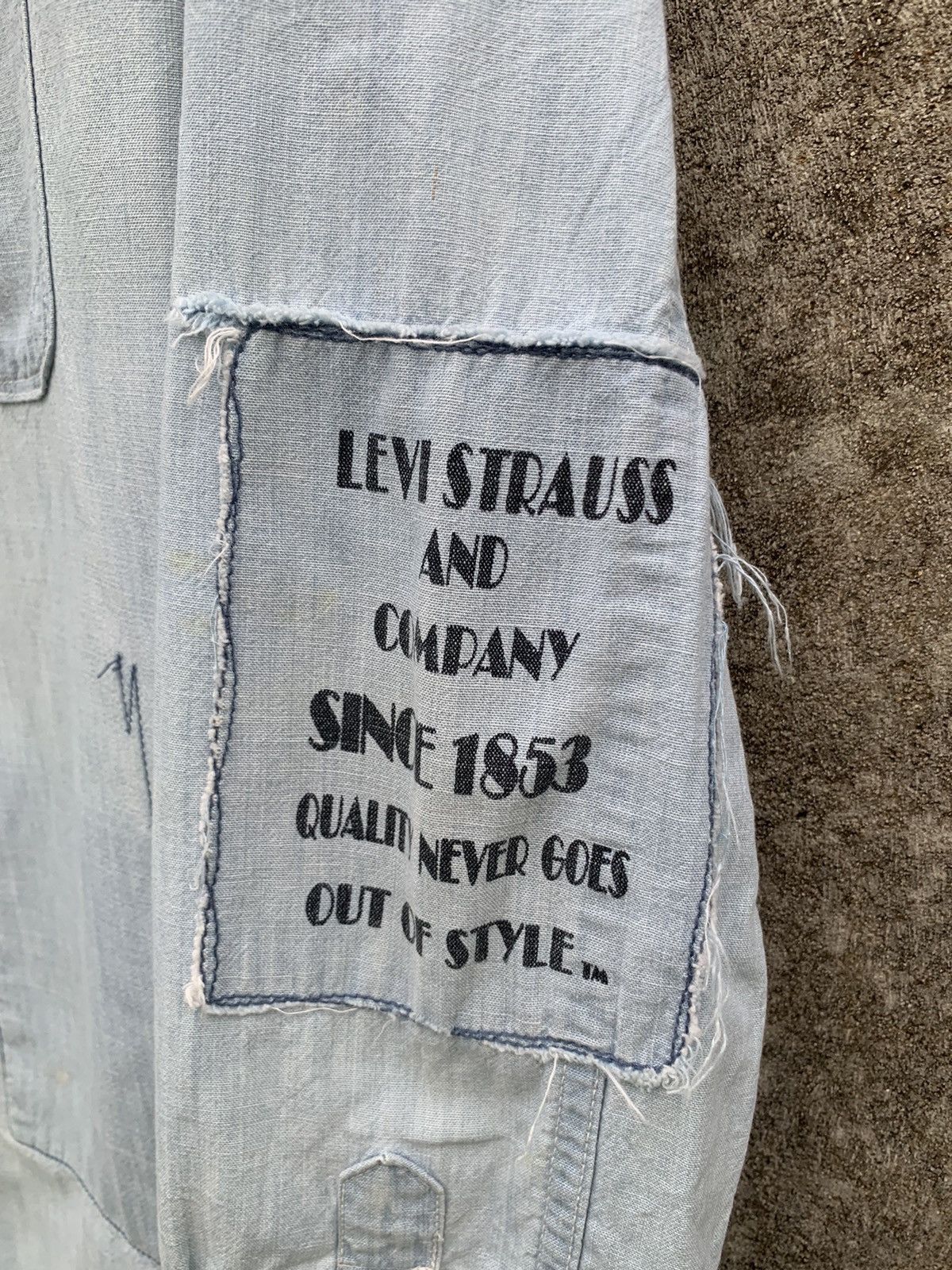 Levi's Vintage Levi’s selvedge shirt patches Size US M / EU 48-50 / 2 - 5 Thumbnail