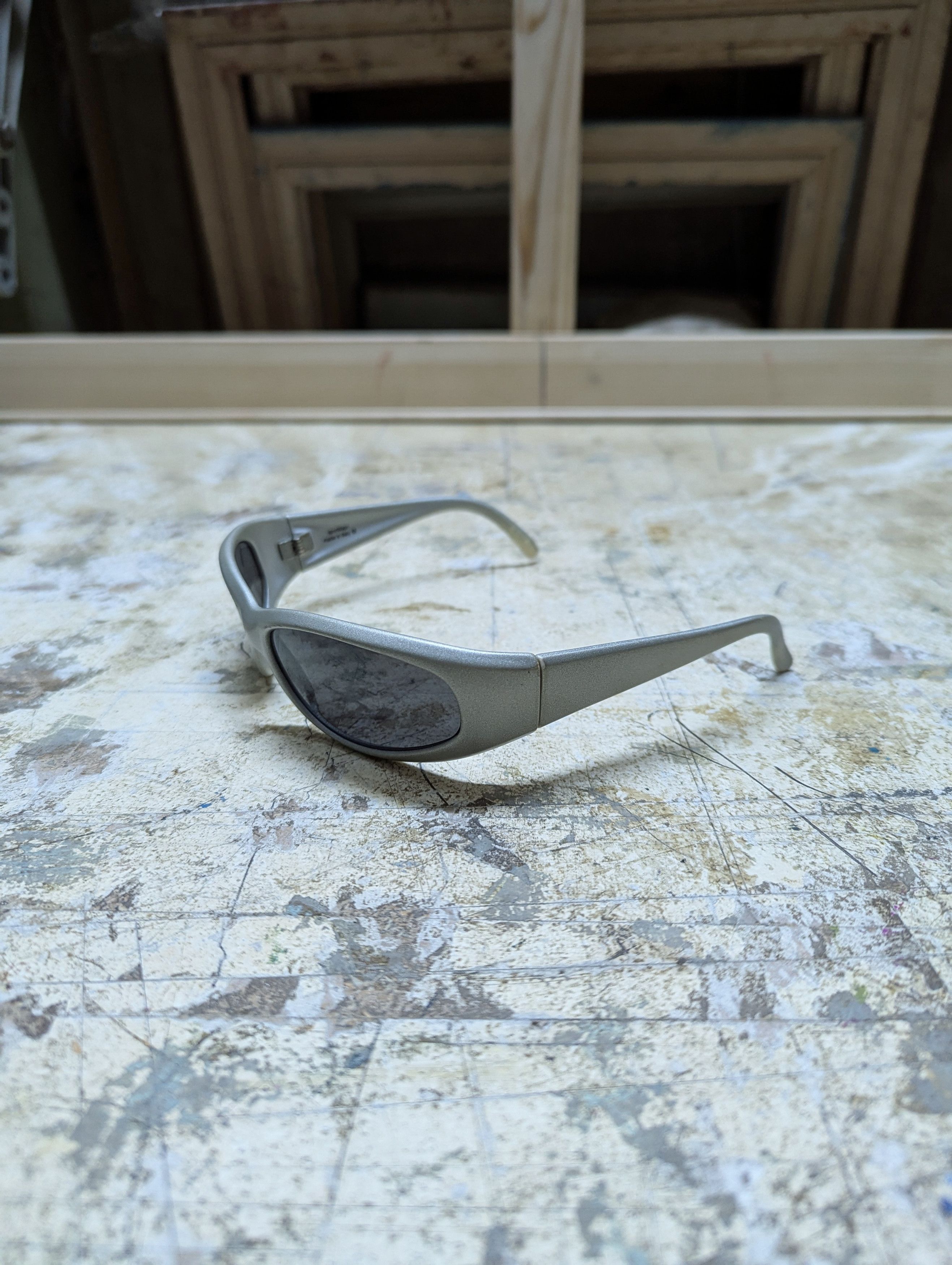 Vintage 00s Siemens Wind Silver Sunglasses Size ONE SIZE - 1 Thumbnail