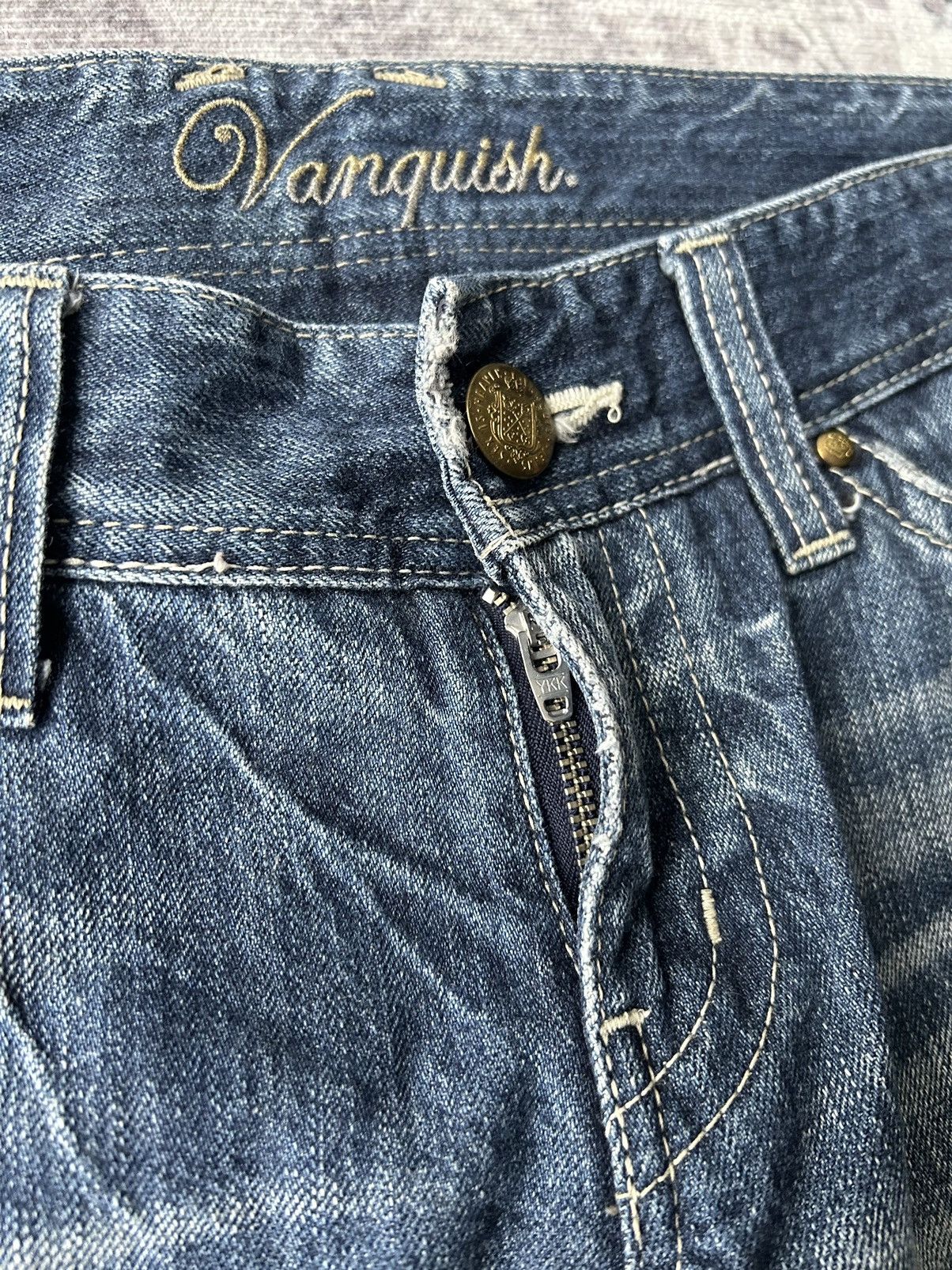 Vanquish Flared Vanquish Mudwash Punk Jeans Size US 31 - 15 Thumbnail