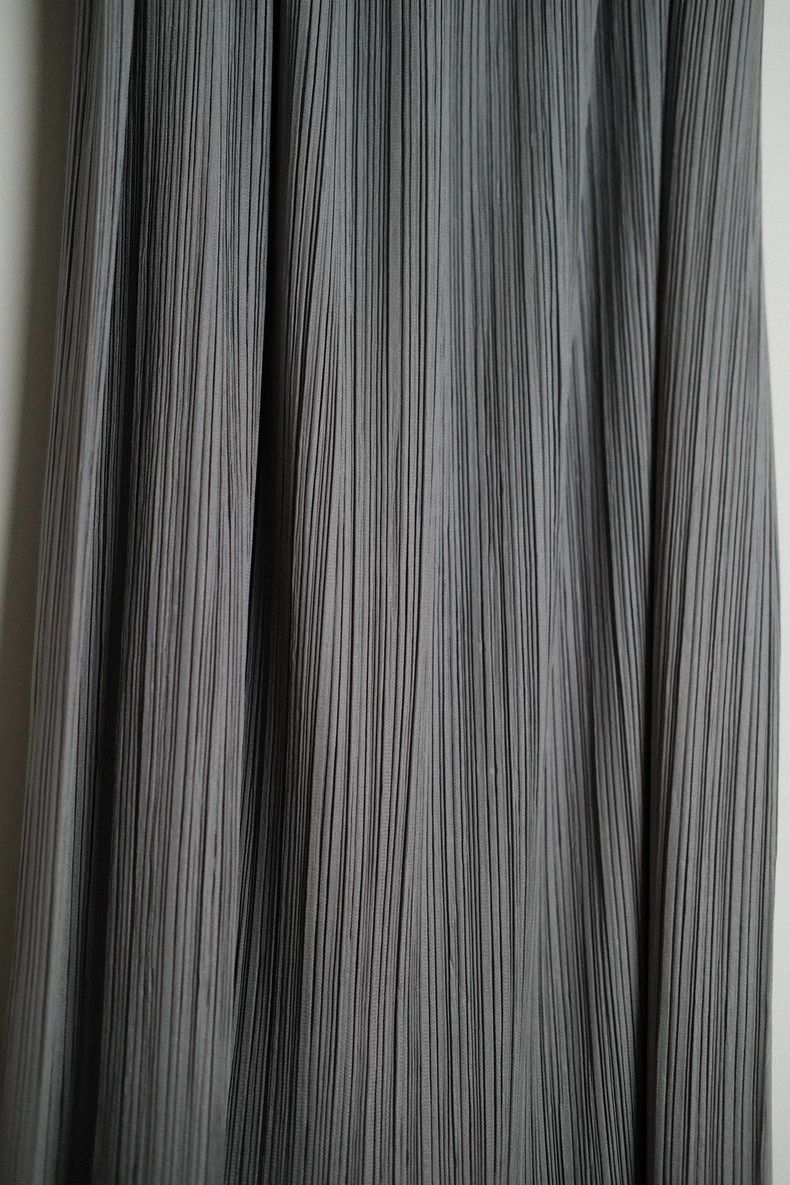 Issey Miyake issey miyake size:m Dark grey pleated long dress 2505-Next Size 42" / US 20 - 6 Thumbnail