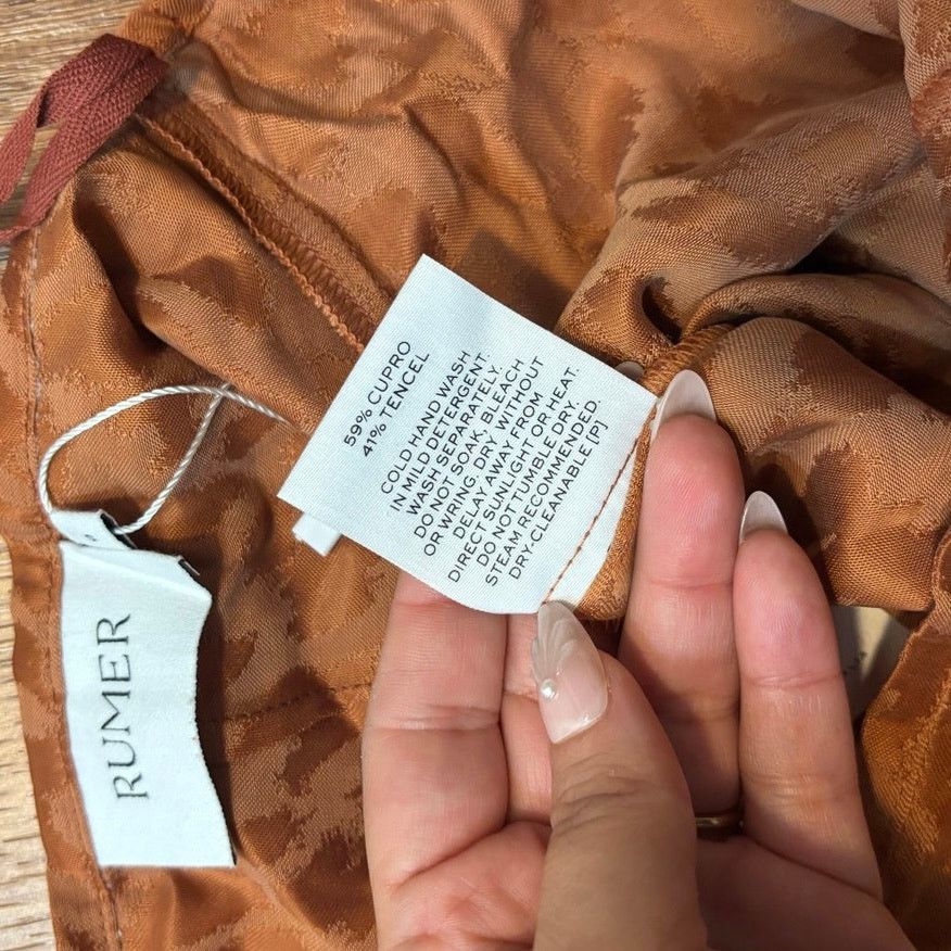 REVOLVE NWT RUMER Animal Print Wrap Pant In Rust Size Small Size 29" - 6 Thumbnail