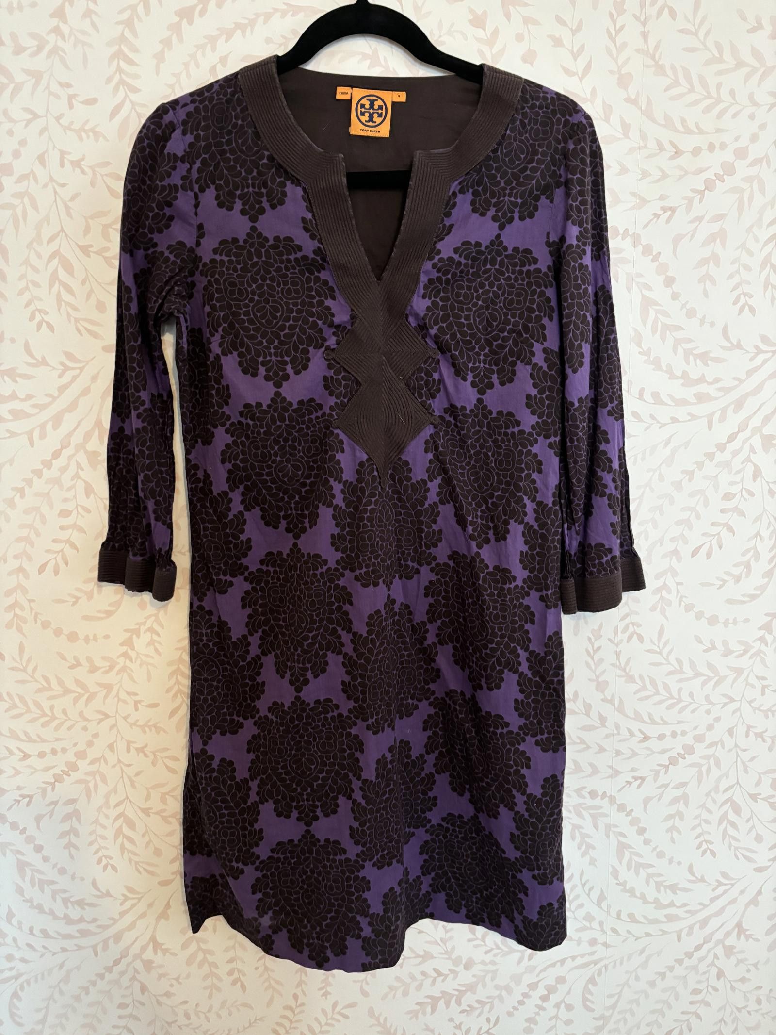 Designer Tory Burch Floral Print Dress - Size 4 Size S / US 4 / IT 40 - 1 Thumbnail