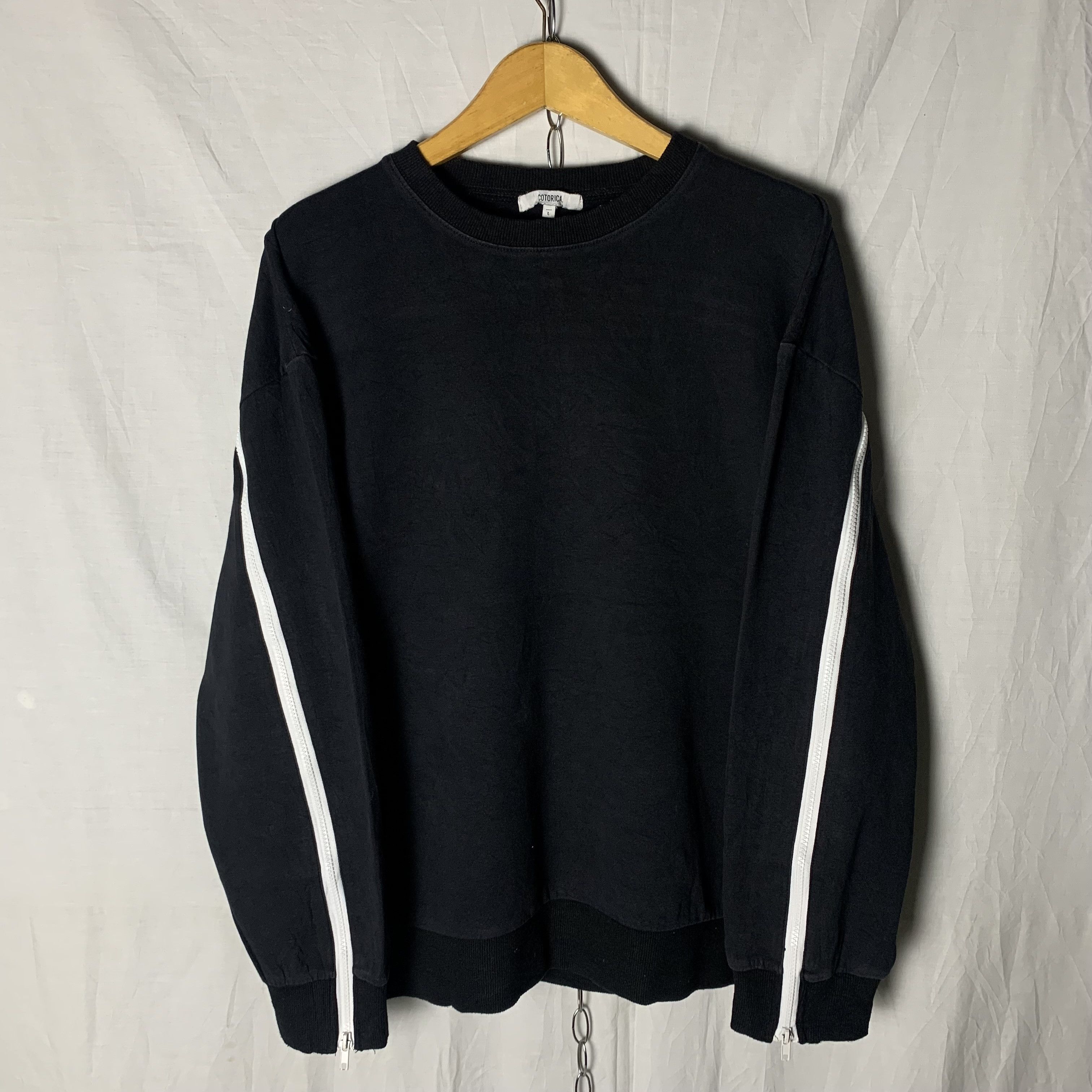 Japanese Brand Cotorica Backzip Sweatshirt Crewneck Size US L / EU 52-54 / 3 - 4 Thumbnail