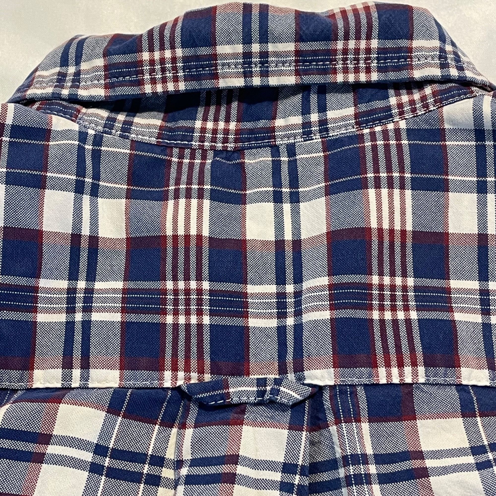 Izod Izod Men's Plaid Button-Down Shirt S/P Cotton Blend Long Sle Size US S / EU 44-46 / 1 - 6 Thumbnail