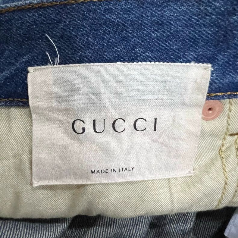 Gucci Gucci Viper floral embroidered jeans Size US 29 - 3 Thumbnail