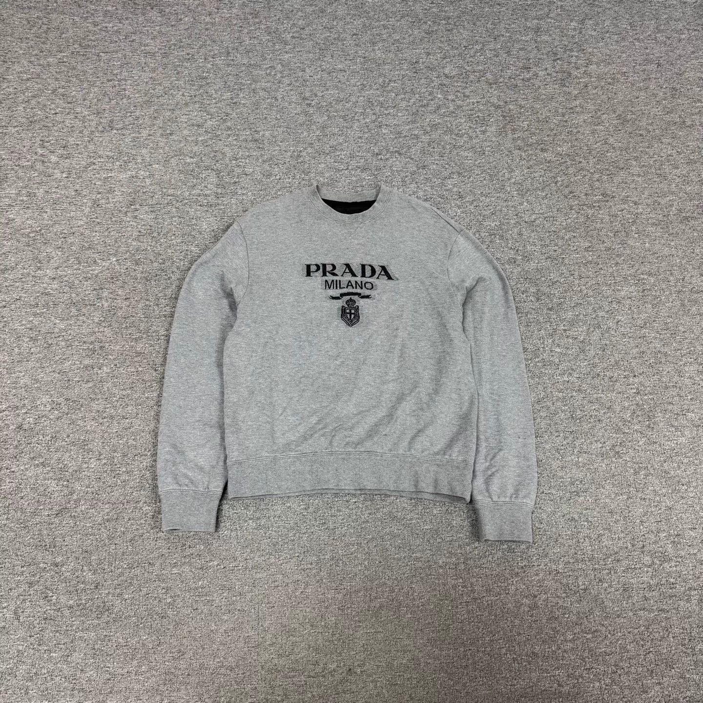 Prada Prada crewneck logo sweatshirt S Size US S / EU 44-46 / 1 - 1 Thumbnail