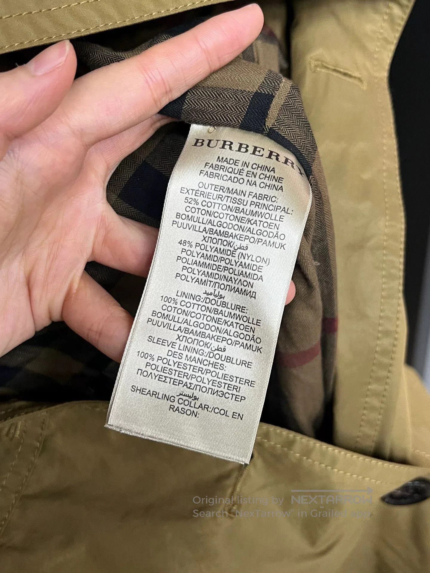 Burberry Burberry Check Pattern Trench Coat UK8. Size M / US 6-8 / IT 42-44 - 4 Thumbnail