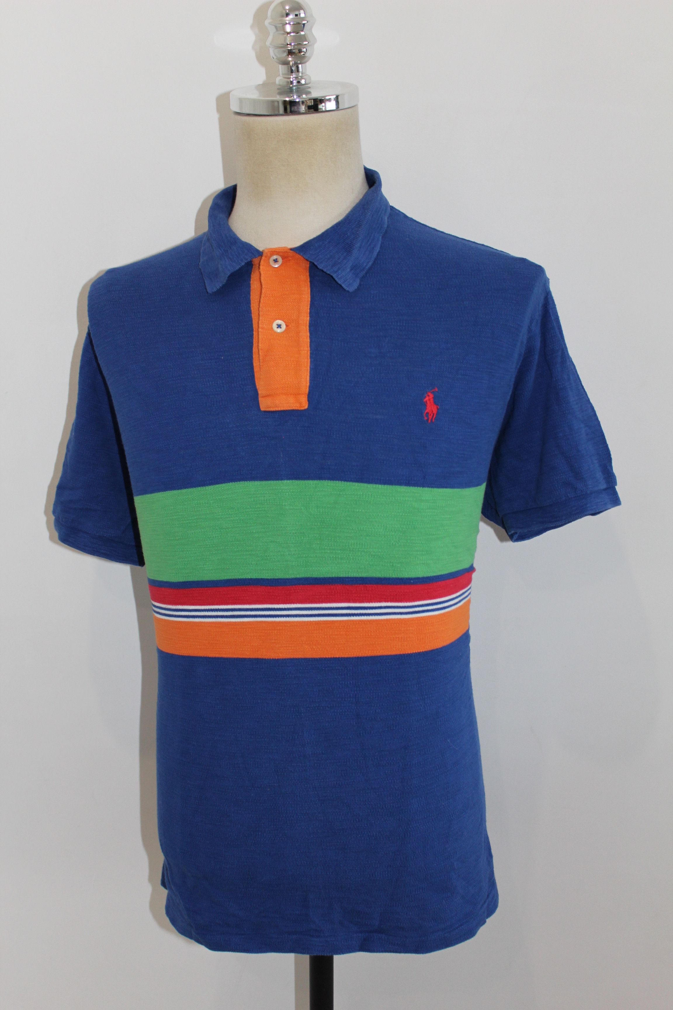 Polo Ralph Lauren RALPH LAUREN Polo Short Sleeve Blue Polo Shirt Size US L / EU 52-54 / 3 - 2 Thumbnail