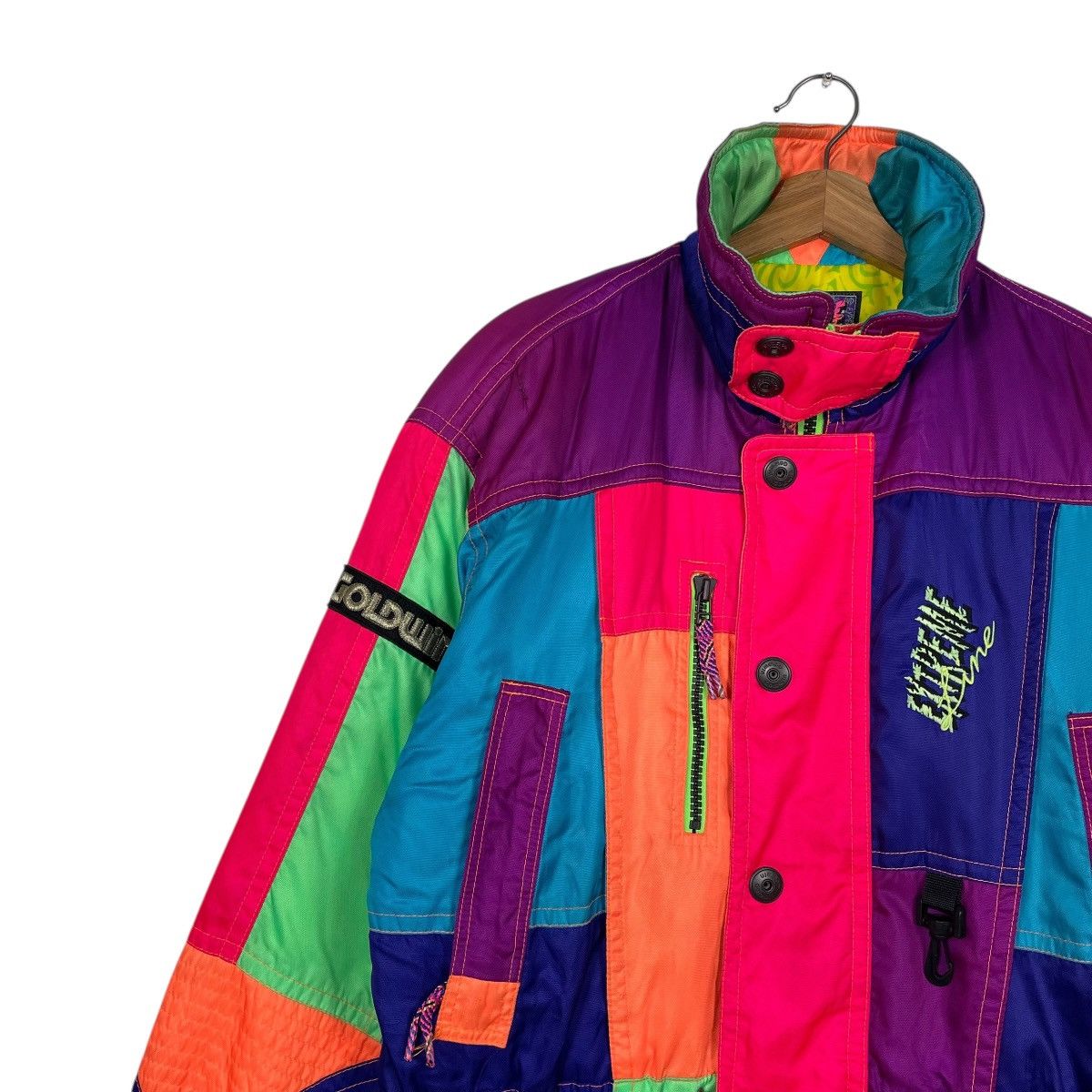 Goldwin Nice Design Goldwin Multicolor Skiwear Jacket Size US L / EU 52-54 / 3 - 6 Thumbnail