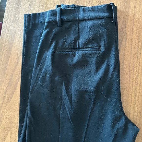 Madewell Madewell Women's Classic Black Trousers Size 32" / US 10 / IT 46 - 2 Thumbnail