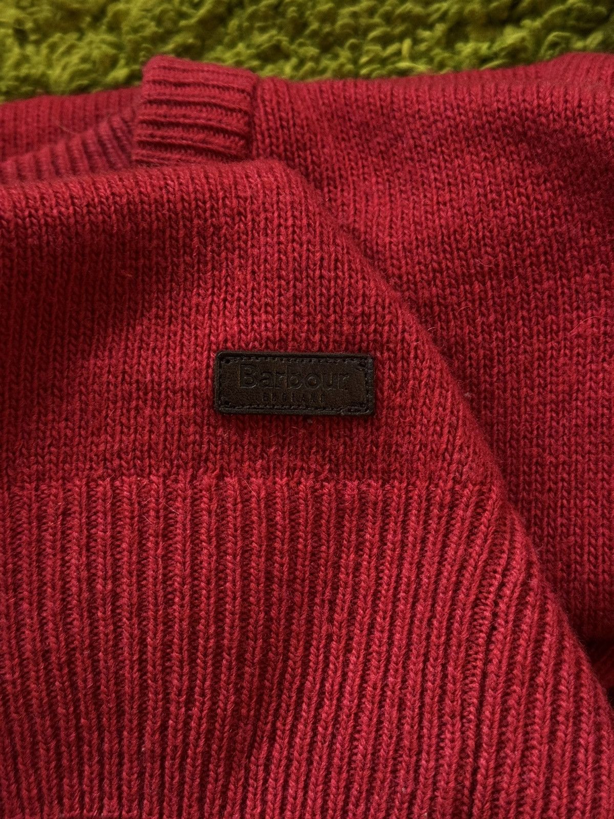 Barbour Barbour 100% wool red pullover sweater Size US L / EU 52-54 / 3 - 3 Thumbnail