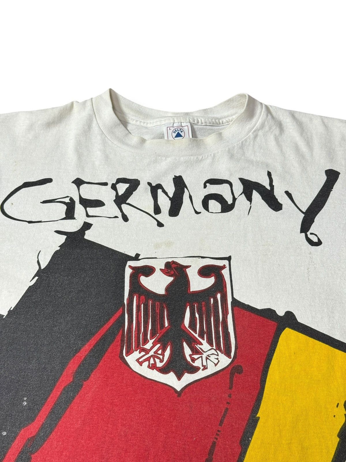 Adidas × Vintage *RARE* 1994 90s VINTAGE GERMANY WORLD CUP FOOTBALL TEE Size US L / EU 52-54 / 3 - 2 Thumbnail