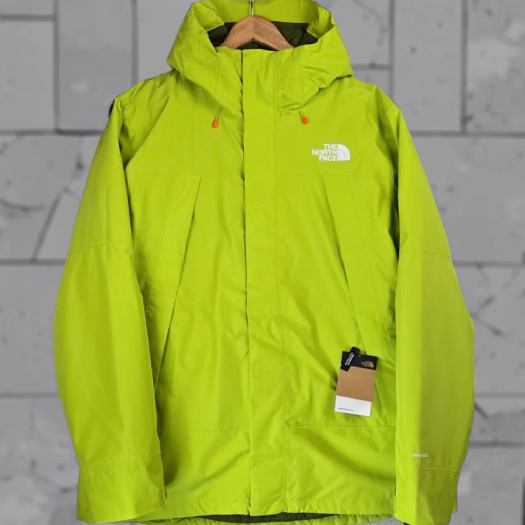 The North Face The North Face 3 in 1 Jacket Mens 2XL Hi-Viz Neon Green Waterproof Shell Insulated DryVent Zip Front Pockets Snow Ski Winter Coat Size US XXL / EU 58 / 5 - 1 Thumbnail