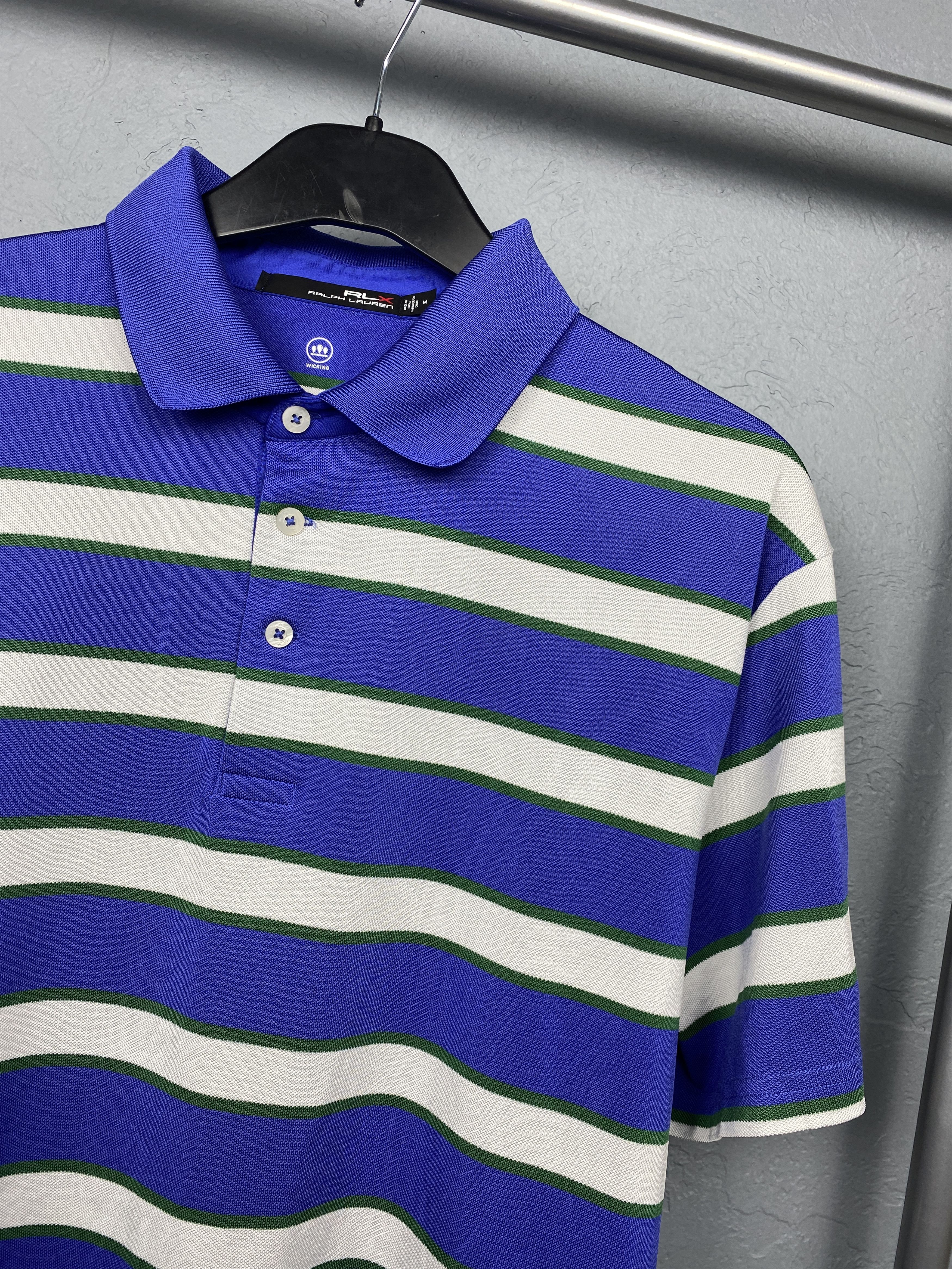 Polo Ralph Lauren Polo Ralph Lauren X RLX Mens Striped Polo Shirt Size US M / EU 48-50 / 2 - 2 Thumbnail