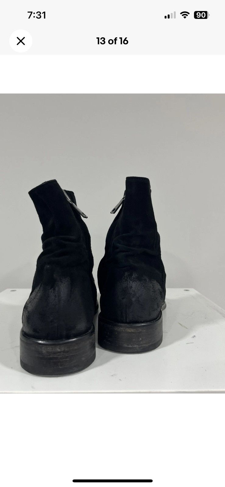 John Varvatos Morrison suede sharpei boot. Size 9.5 Size US 9.5 / EU 42-43 - 6 Thumbnail