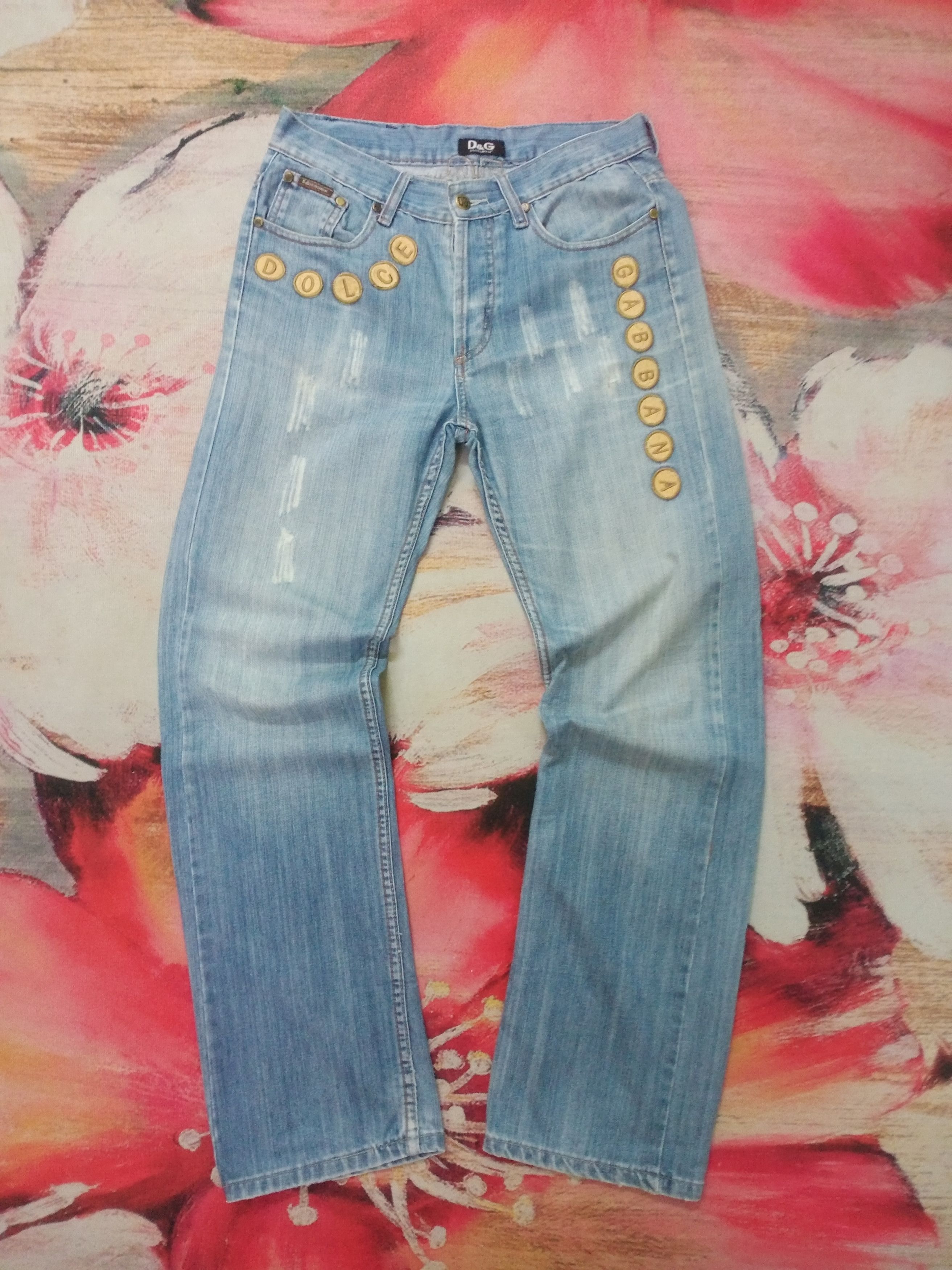 Dolce & Gabbana Vintage Dolce & Gabbana Denim Pants Size US 32 / EU 48 - 1 Thumbnail