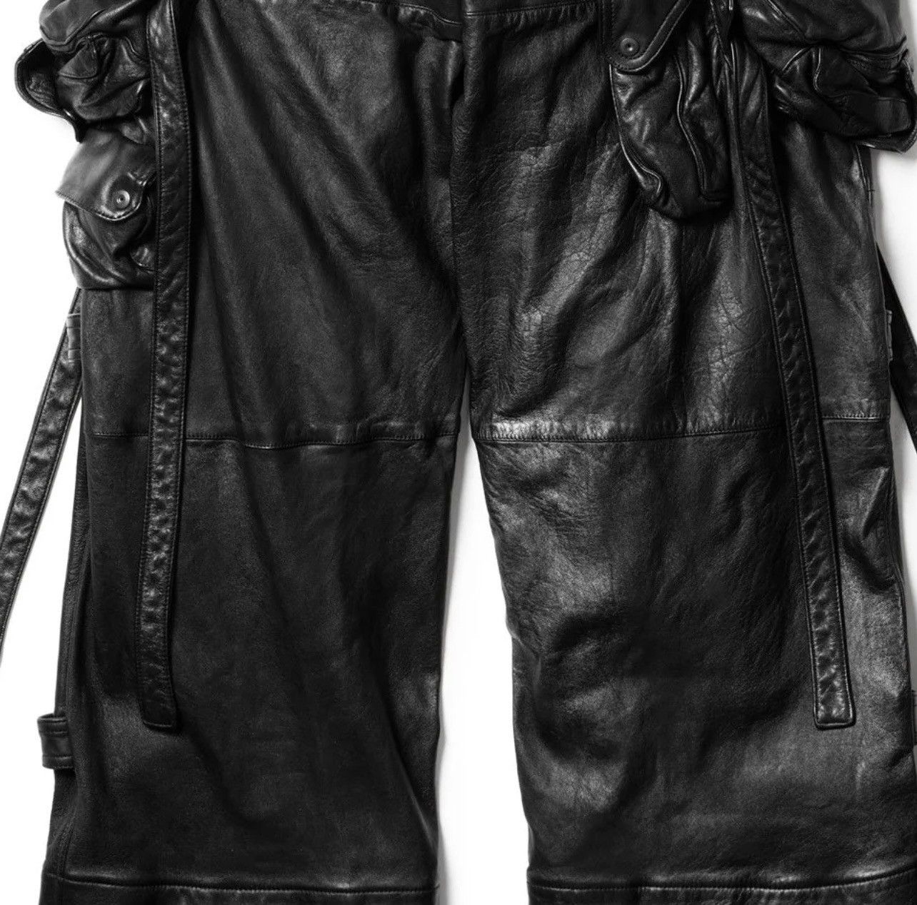 Julius Julius Leather Wide Gas Mask Cargo Pants Size US 34 / EU 50 - 23 Thumbnail